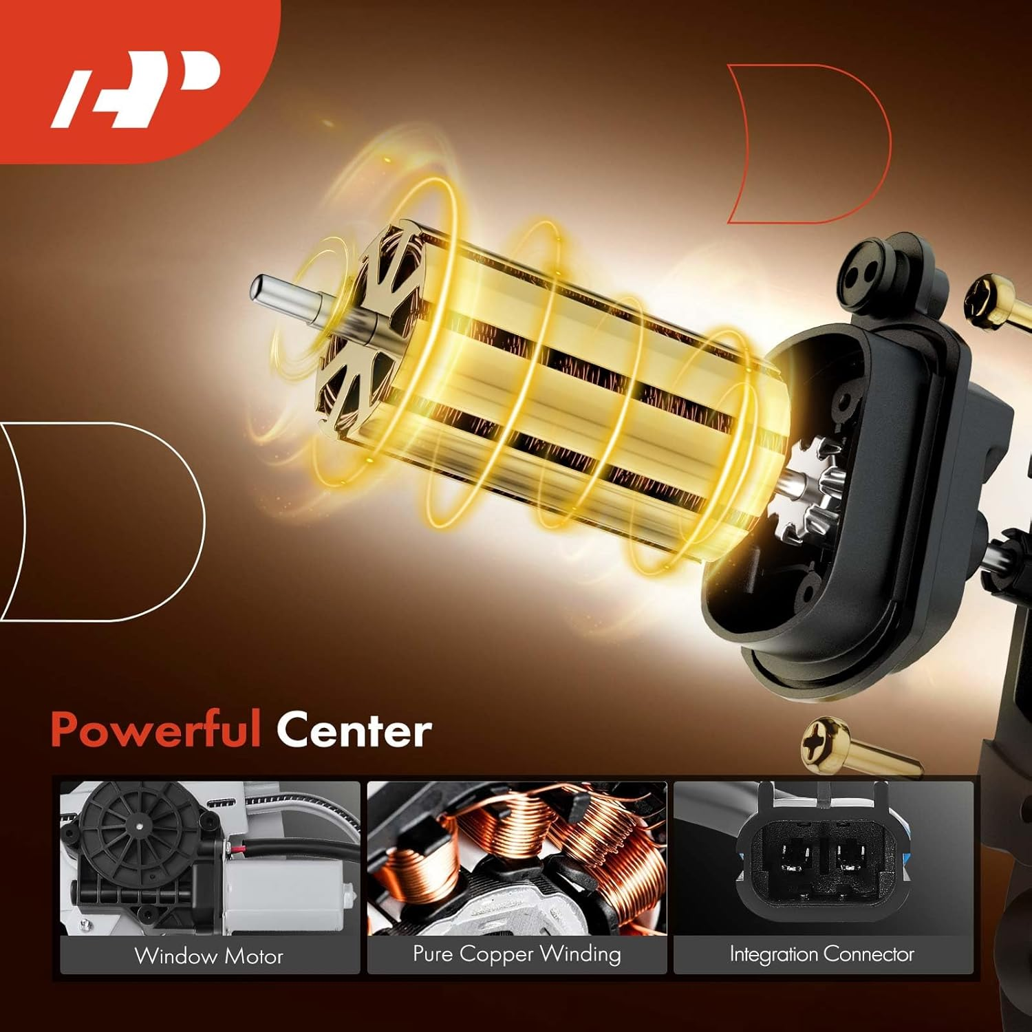 A-Premium Power Window Regulator with Motor Compatible with International Harvester HD Truck 3200 3300 3800 4200 2003-2011 Front Right Passenger Side image number 4