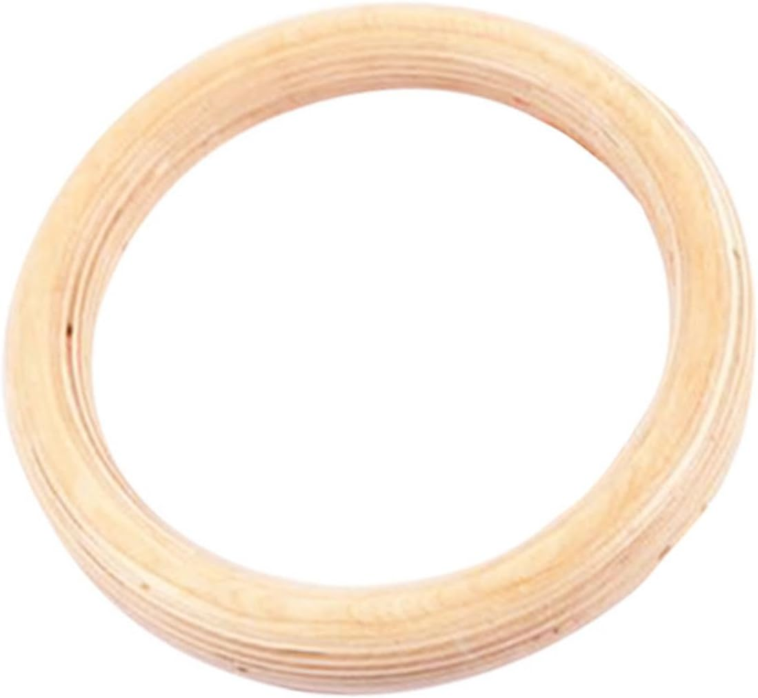 Fitness Gymnastic Rings, Wooden Rings for Strength Training, 28 MM 32 MM Fitness Ring, Pull up Rings Gym, Posture Adjusting Athletic Ring image number 2