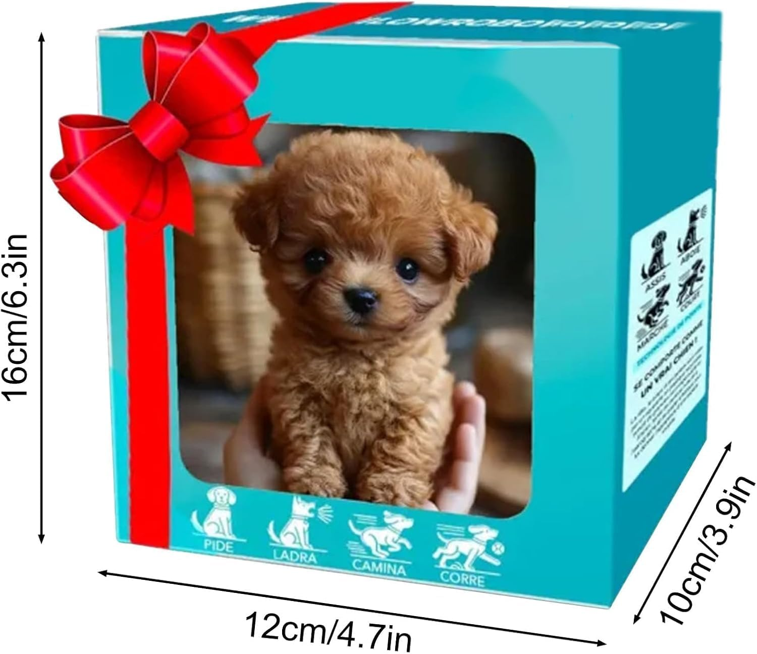 Robot Dog, 2025 New My Realistic Robotic Puppies, Adults Ai Robotic Dog, My Realistic Robot Puppy for Adults, Walking, Barking, Tail Wagging (Brown) image number 6