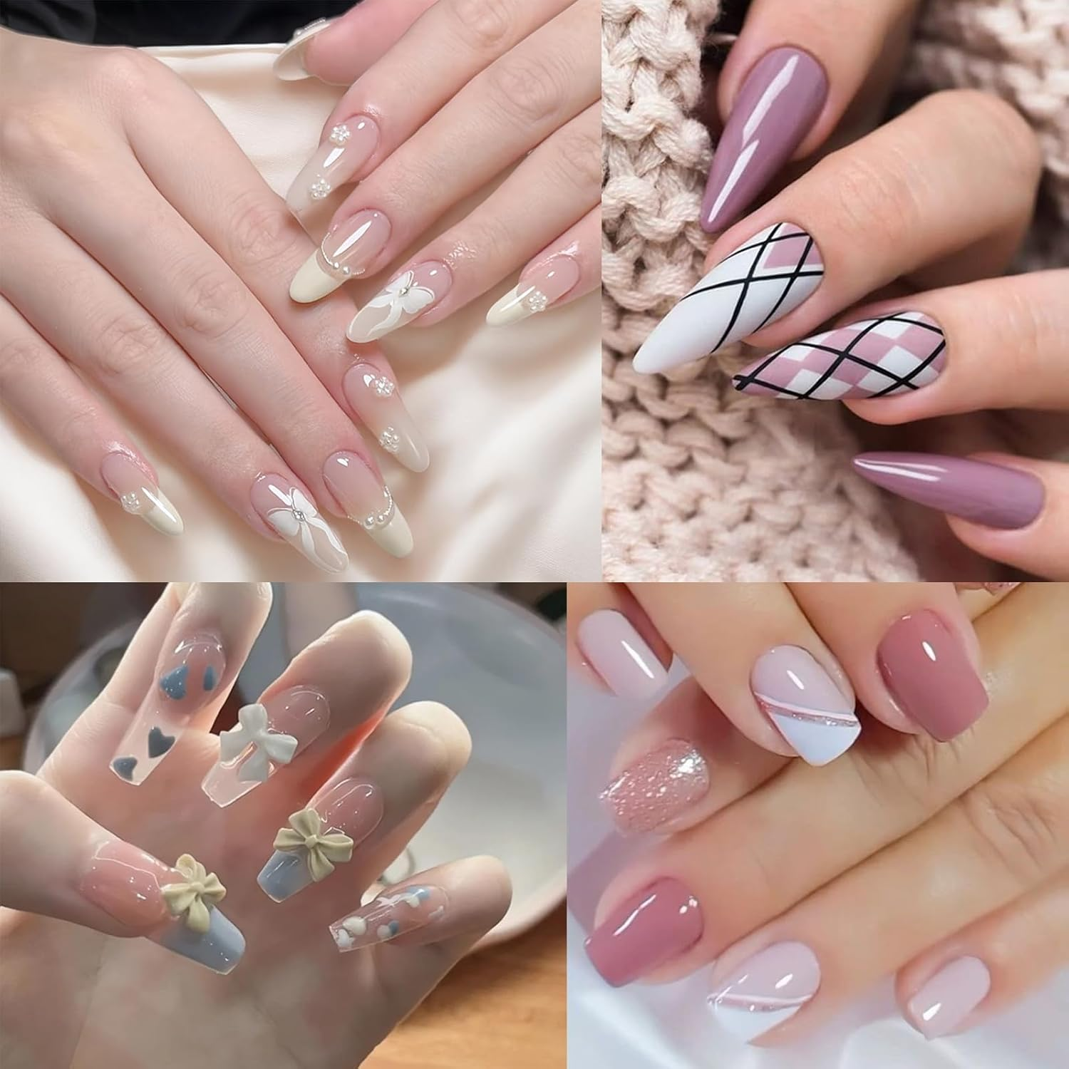 Whmeolyo 11Pcs Nail Art Brush Set, Dual Tipped Silicone Nail Tools, Nail Art Sculpture Pen, Crystal Handle Liner Brushes, Acrylic & Gel Nail Brush, Dotting Pens for Home and Professional Nail Salon - 20Pcs-Pink image number 2