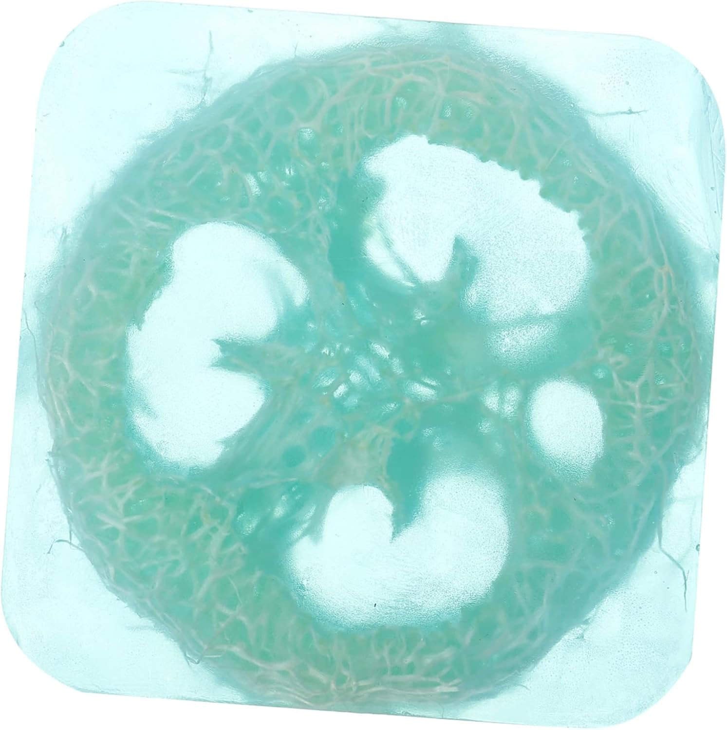 KAILIKETIY Loofah Soap Bar Natural Handmade Exfoliating Soap Acid Refreshing Skin Cleanser Bathing Facial image number 4