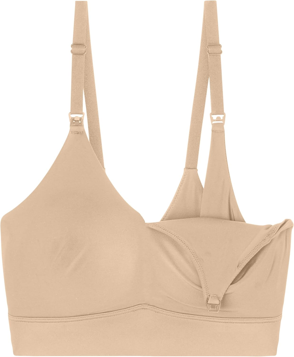 Harper Wilde Bliss Nursing Bralette - Ultra-Soft Maternity Bra - Black