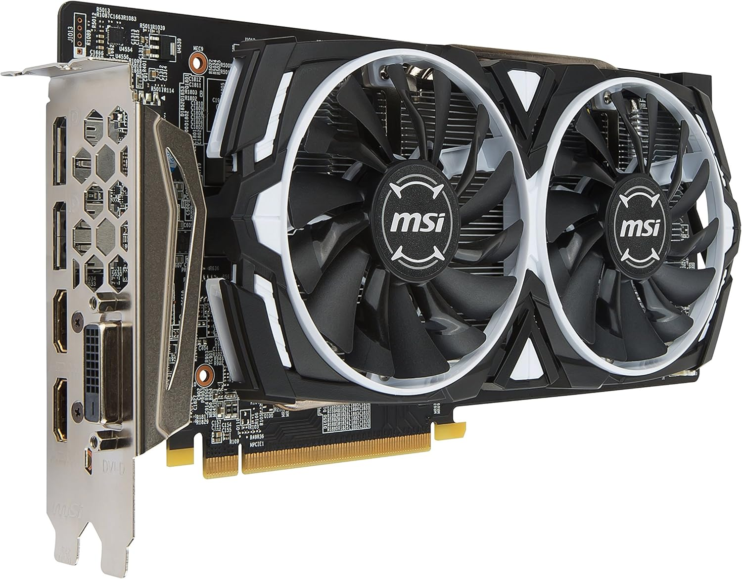 MSI VGA Graphic Cards RX 580 Armor 8G OC image number 3