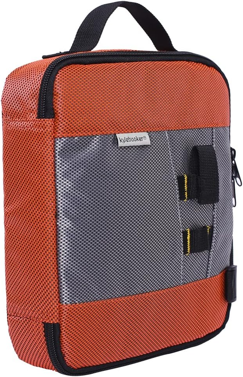 Raprance Fishing Lure Bag Baits Tackle Binder Organizer Storage Plastic Bag（Orange） image number 5