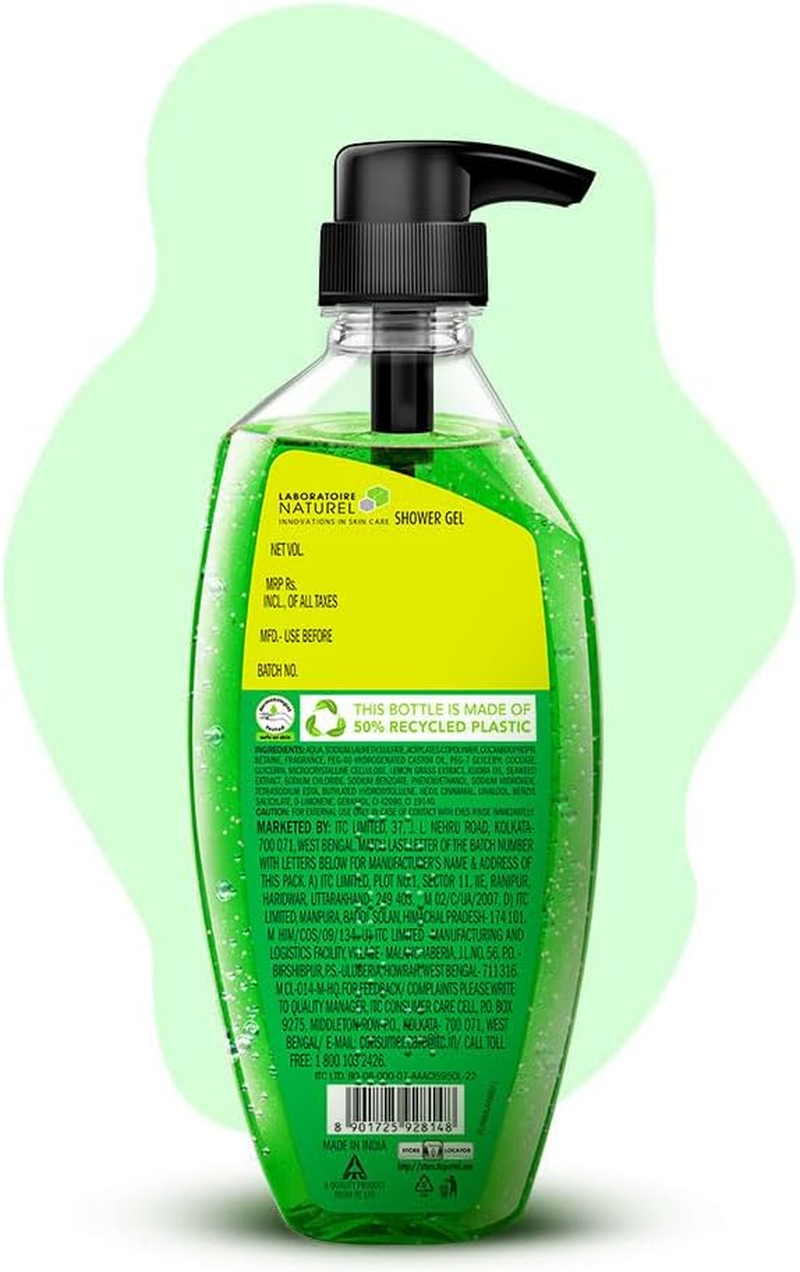 Fiama Lemongrass and Jojoba Clear Springs Shower Gel, 500Ml image number 2