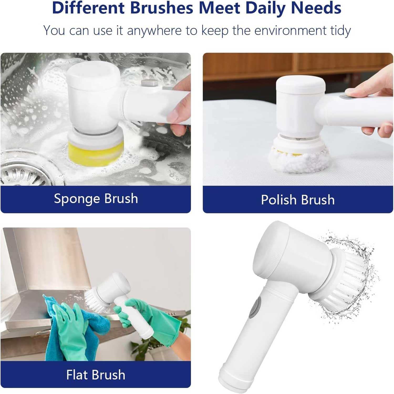 TOLASTO Electric Shoe Shine Kit, Sneaker Cleaning Kit,Tolasto Electric Shoe Polisher Brush Shoe Shiner Dust Cleaner Portable Leather Care Kit for Shoes image number 5