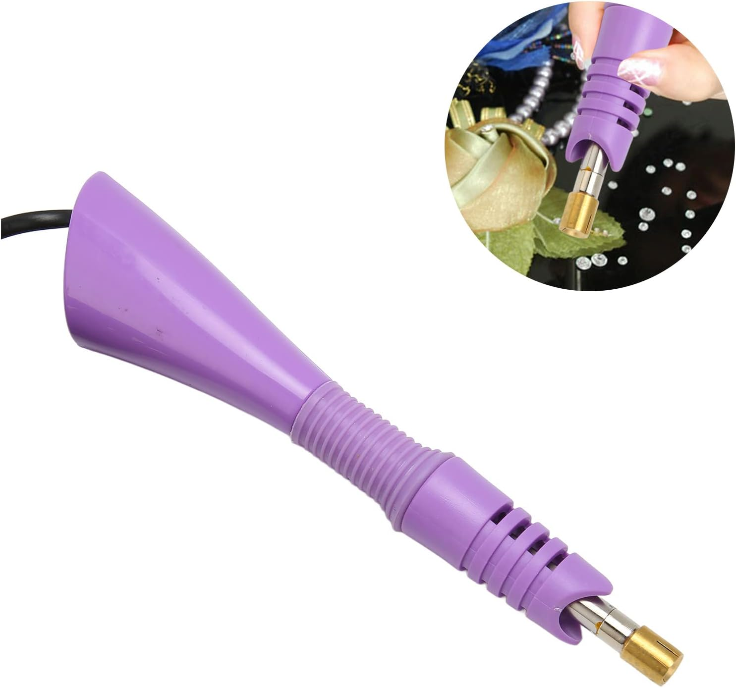Hot Fix Applicator, DIY Hot Fix Machine Metal 10-12W Light Weight 110-220V Energy Saving (AU Plug 110‑220V) image number 5