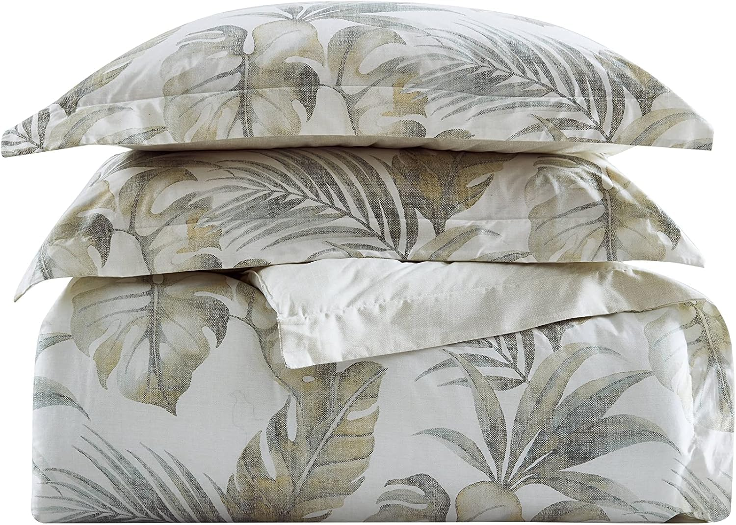 Tommy Bahama - King Comforter Set, Reversible Cotton Bedding with Matching Shams, Medium Weight Home Decor for All Seasons (Waimea Bay Green, King) image number 6