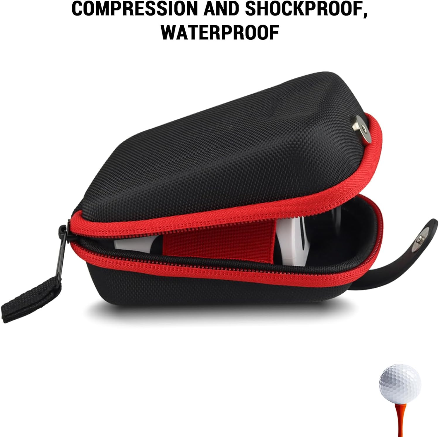 Golf Rangefinder Case EVA Hard Cover Range Finder Bag Outdoor Telescope Rangefinder Storage Case image number 3