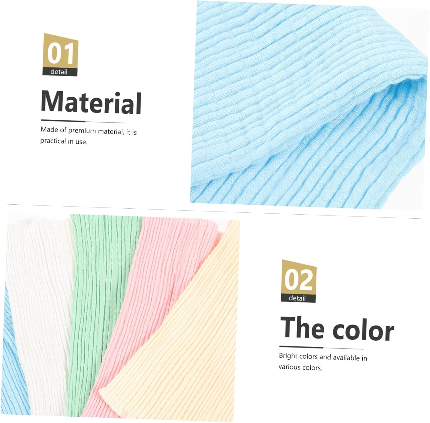 Ibasenice 5Pcs Baby Cotton Belly Bands for Newborns and Toddlers Soft Elastic Cord Cover Reusable Navel Wraps Wide Design for Infant Umbilical Care Newborn Supplies image number 1