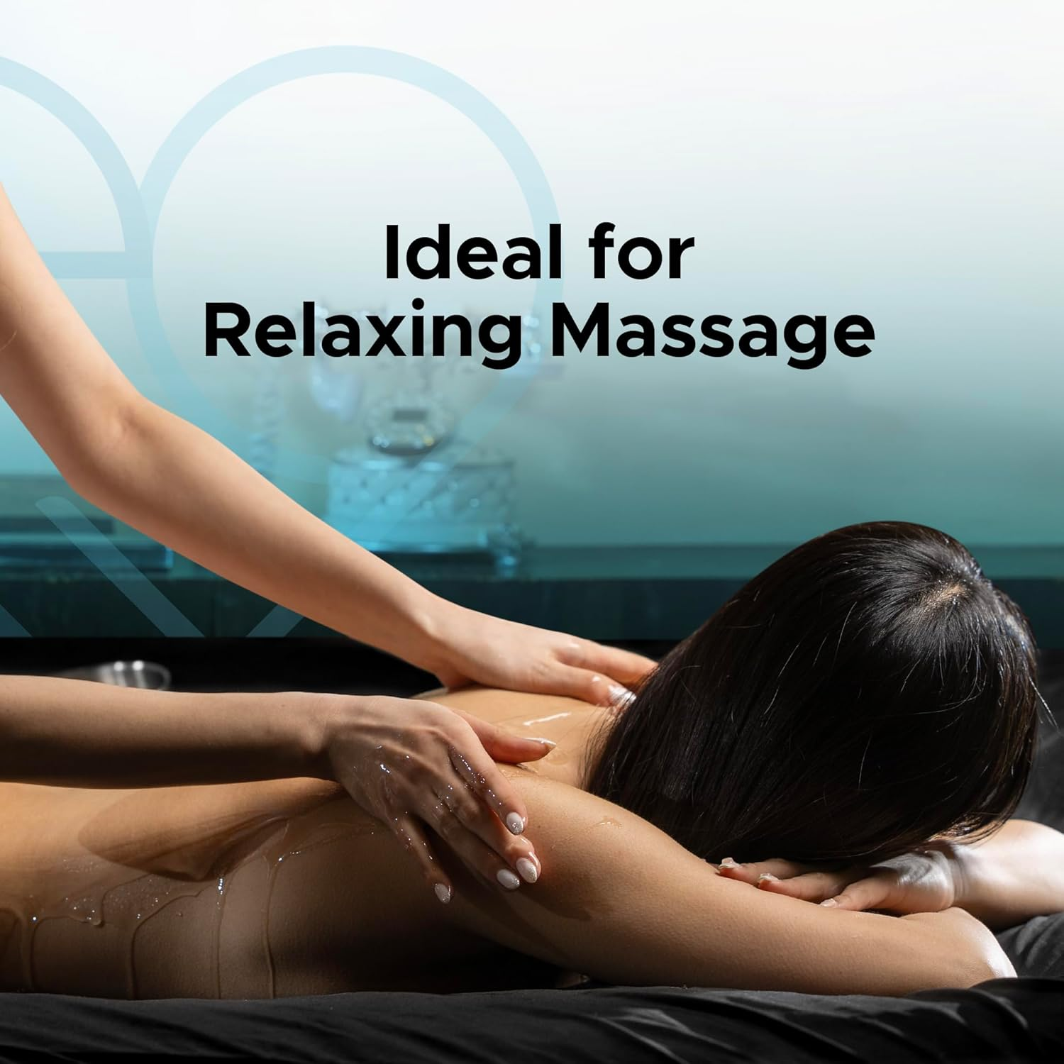 Black Waterproof Flat Drop Sheet (150 Cm X 150 Cm), Anti-Slip Mattress Topper with Strengthened Grip, Protector Cover, Safe with Oil, Water, & Silicone-Based Massage Products, Machine Washable image number 6