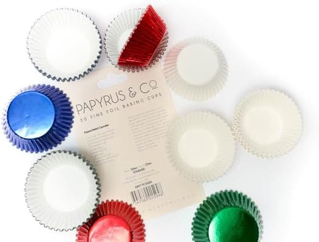 Papyrus Medium Foil Baking Cup 50-Pieces, 44 Mm Size, Green image number 6