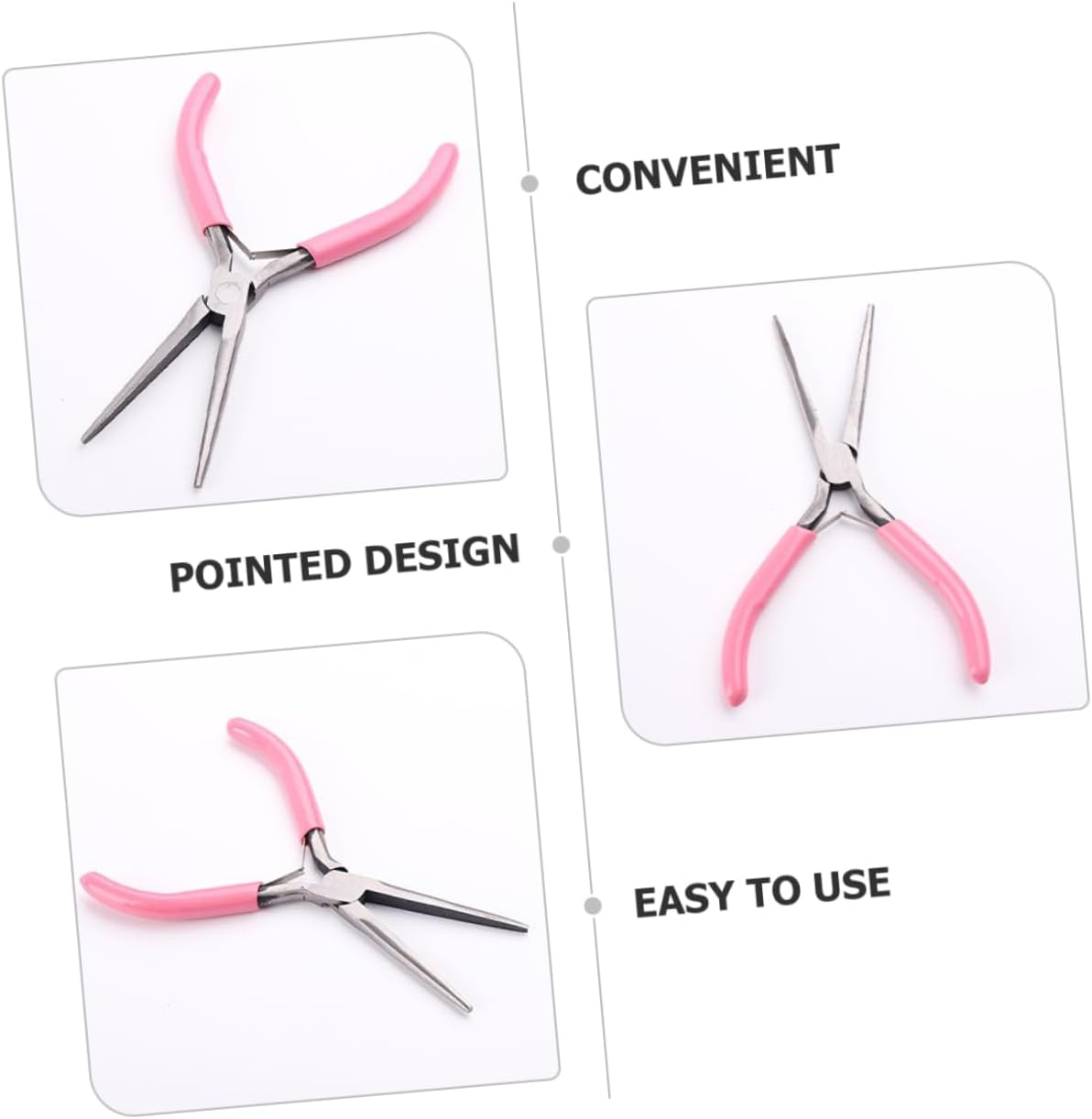 CLISPEED Stainless Steel Nail Shaping Clips Tool for Acrylic Nails 2-Piece Set Portable for Manicure Art Supplies image number 3