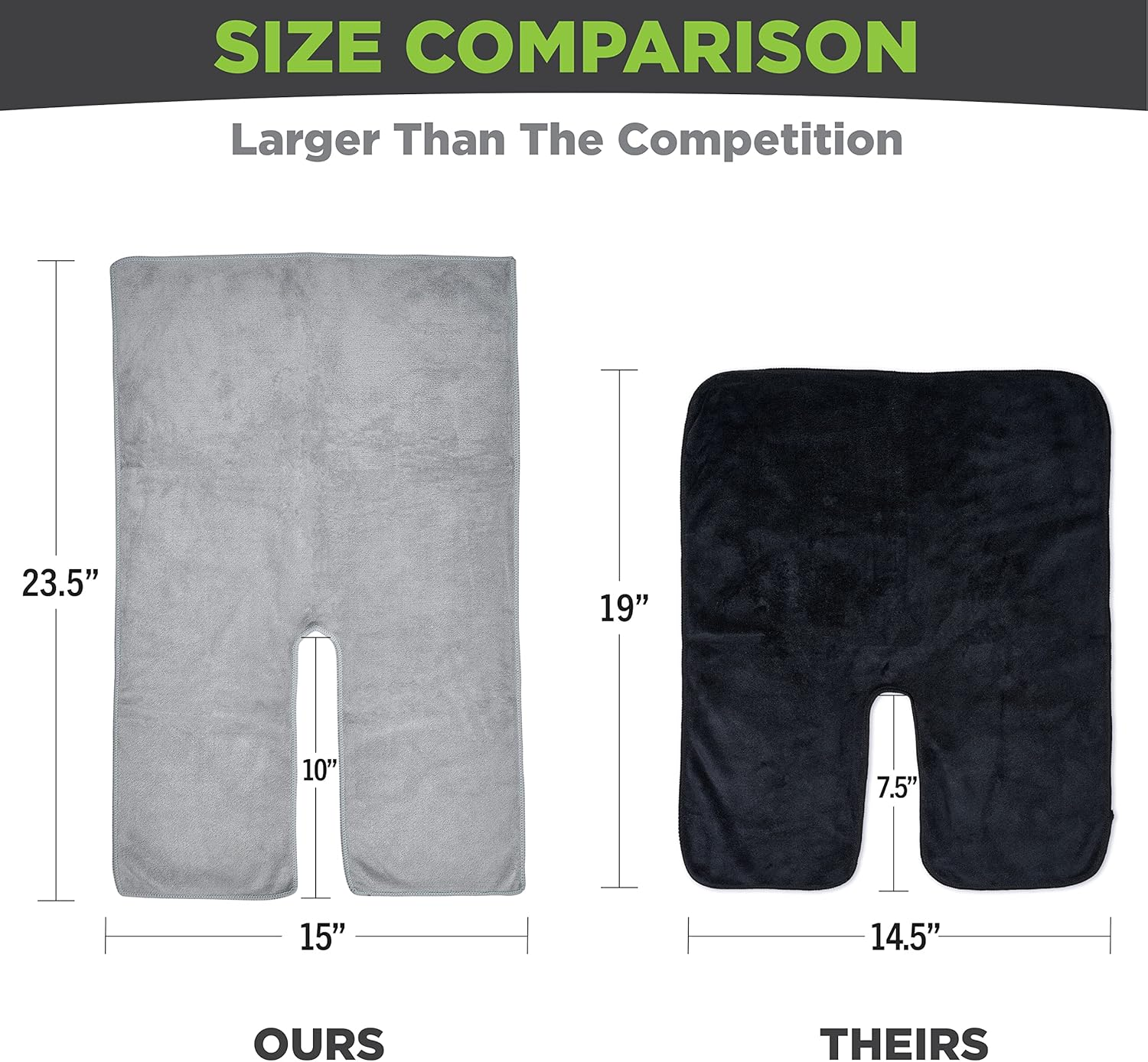 Facial Towels Professional Split Design Microfiber for Spa Steam Esthetician Supplies Salon and Barber Tools (Grey) image number 4