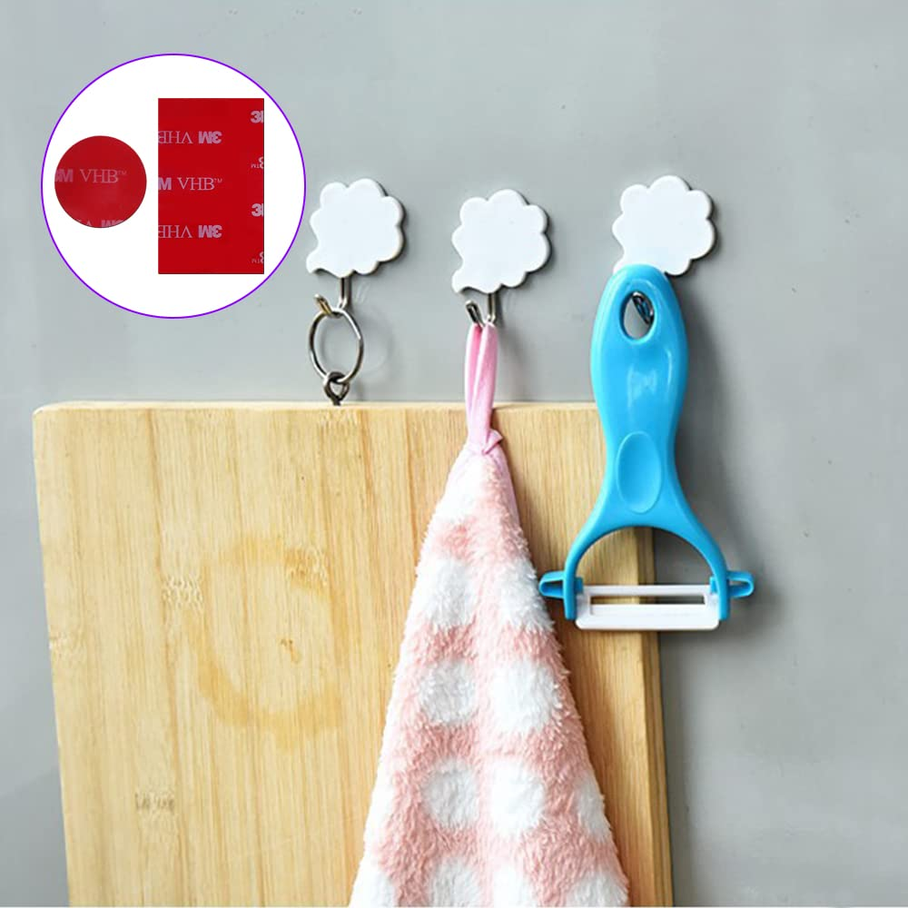 12 Pcs 3M VHB Adhesive Pads,Danzix Double Sided Sticky round and Rectangle Replacement Mounting Tape