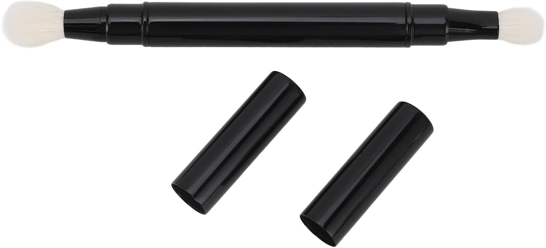 Asixxsix Concealer Brush, 2 in 1 Double Ended Retractable Portable Make up Brush, Automatic Sealing Small Soft Firm Easy to Dip Eyeshadow Smudge for Blending Eye Shadow Liner image number 5