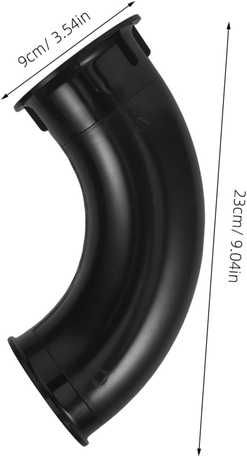 HOMSFOU 2Pcs Car Subwoofer Speaker Subwoofer Terminal Enclosure Port Tube Voice Outlet for Car Bass Reflex Port Tube Acoustic Hideaway Sound Black image number 4