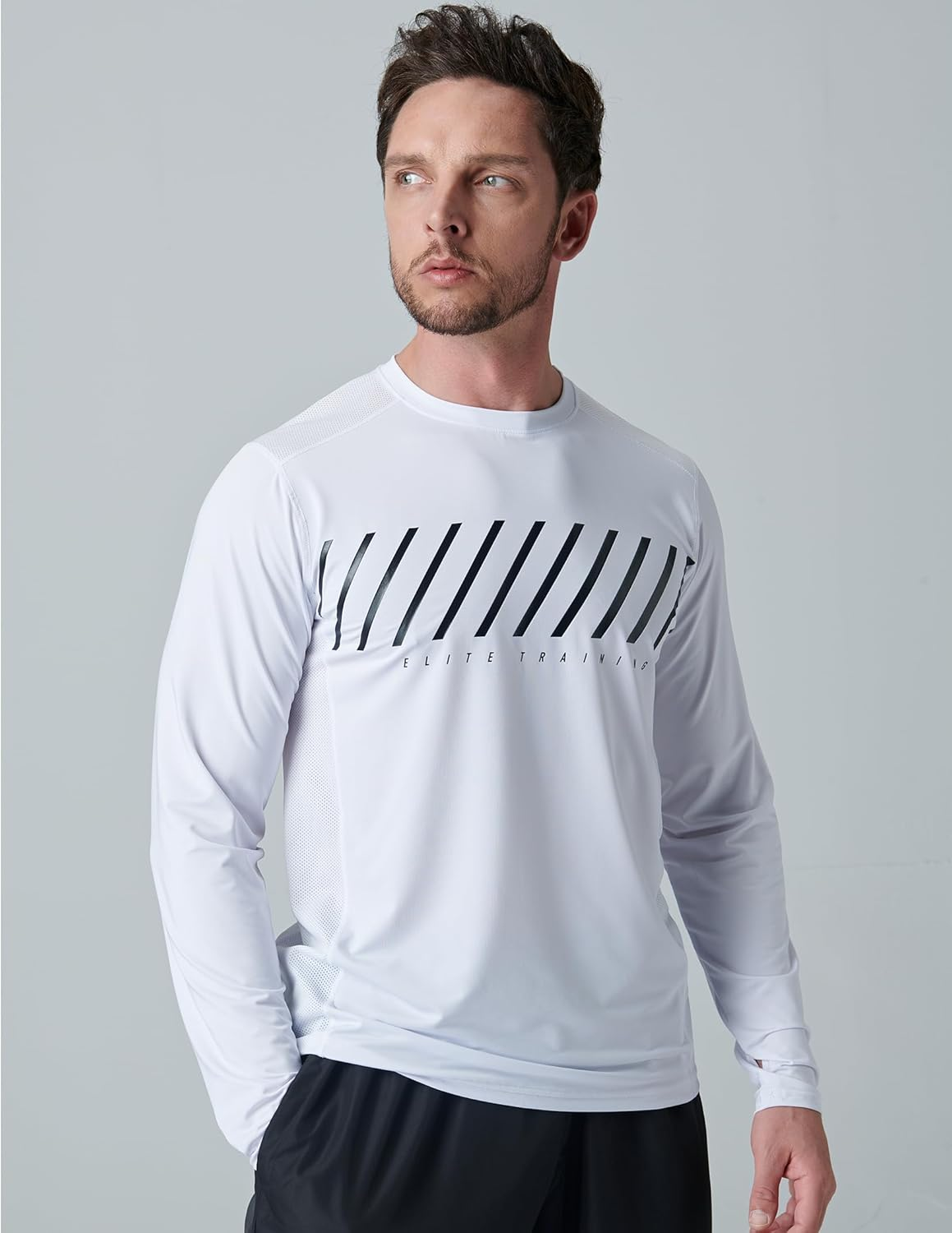 Liberty Imports 3 Pack: Men'S Long Sleeve T Shirts, Dry Fit UV Sun Protection Outdoor Hiking Athletic Active Tops with Thumb Holes image number 5