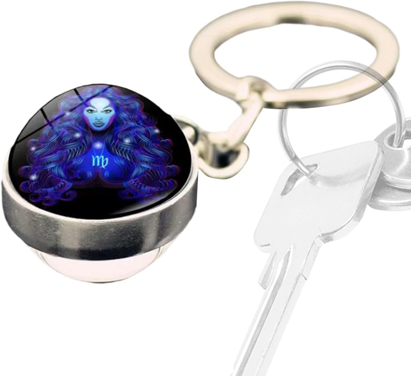 Duroecsain Key Chain Magic, Constellation Key Chains, Star Cup Accessories, Glow in the Dark Pendant, Car Ornament for the Keys, Backpack - Crab image number 3