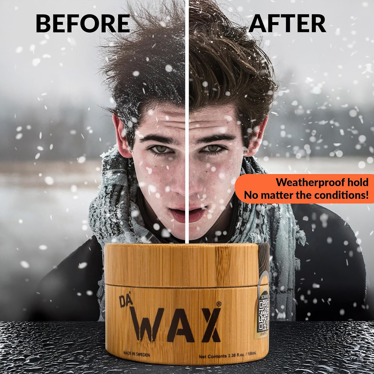 Da'Dude Da'Wax - Super Strong Hair Wax for Men - Salon Professional with 60 Days Satisfaction Guarantee