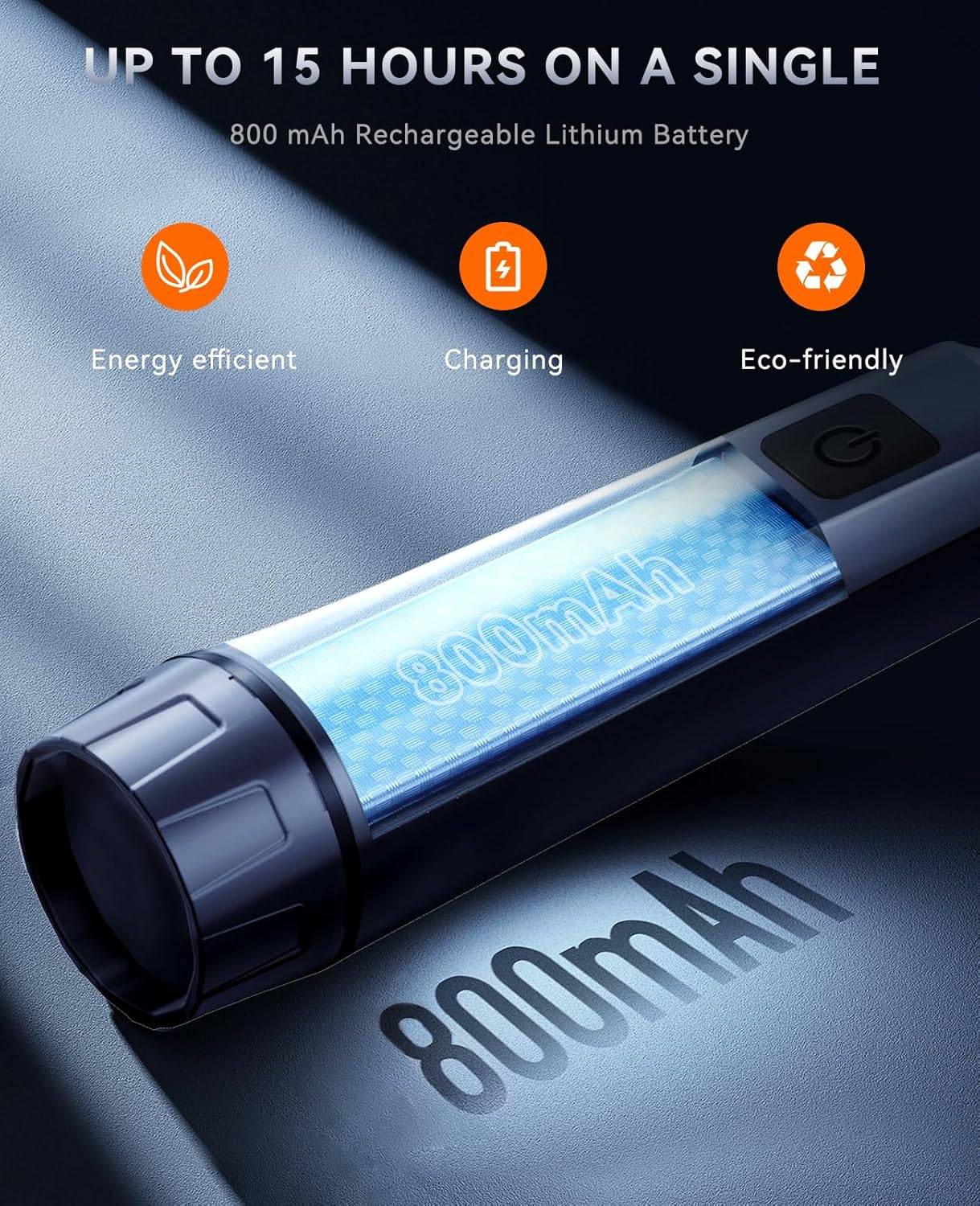 SUNPOW Rechargeable Pinpointer Metal Detector, 800 Mah Battery for 15H Use &ndash; IP68 Fully Waterproof Handheld Wand &ndash; High Sensitivity 360 &deg; Detection