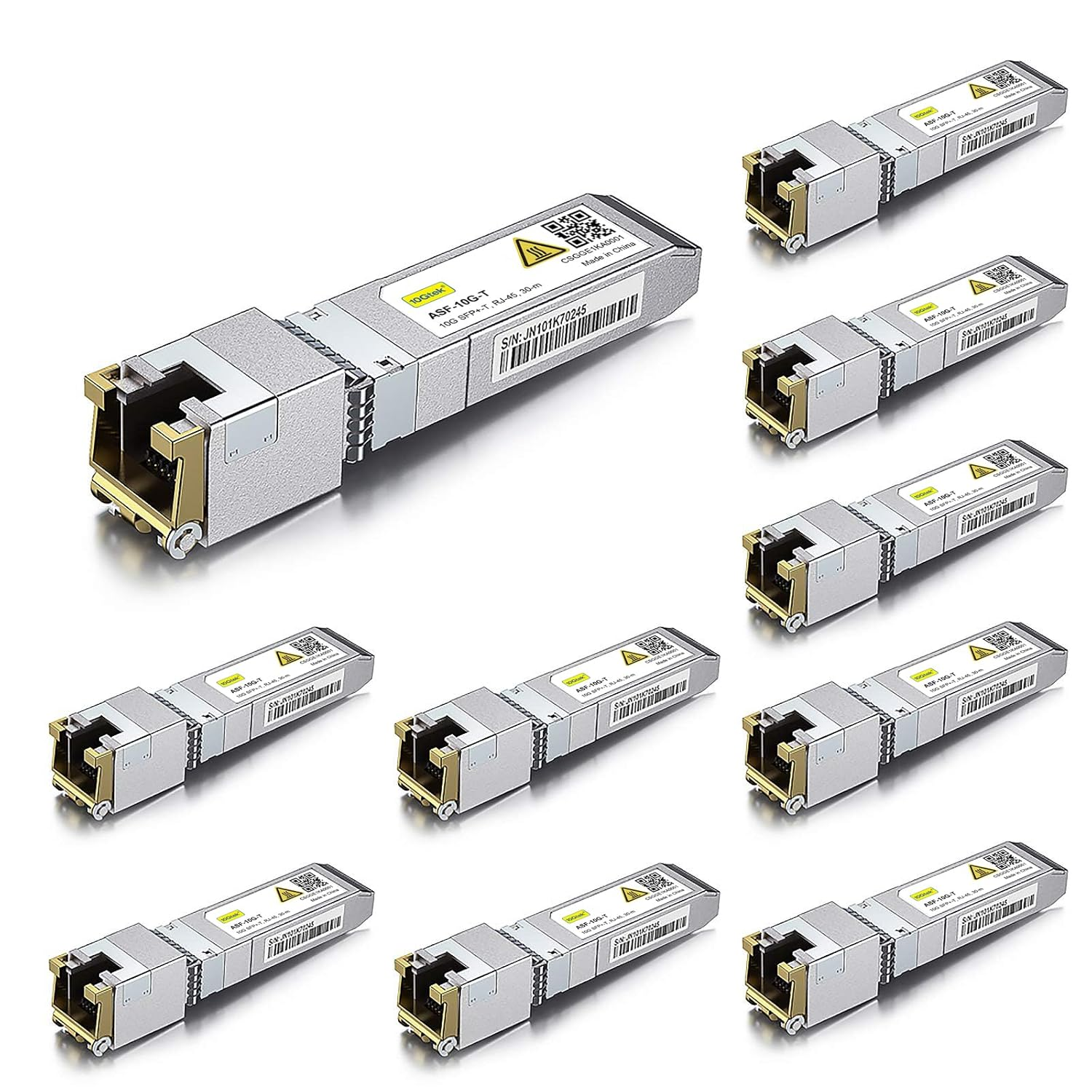 10Gtek ././/- +   Cat.6A Copper Transceiver, Auto-Negotiation SFP+ Ethernet Module, up to 30-Meter, for Cisco SFP-10G-T-X, Ubiquiti Unifi, Netgear and More image number 5