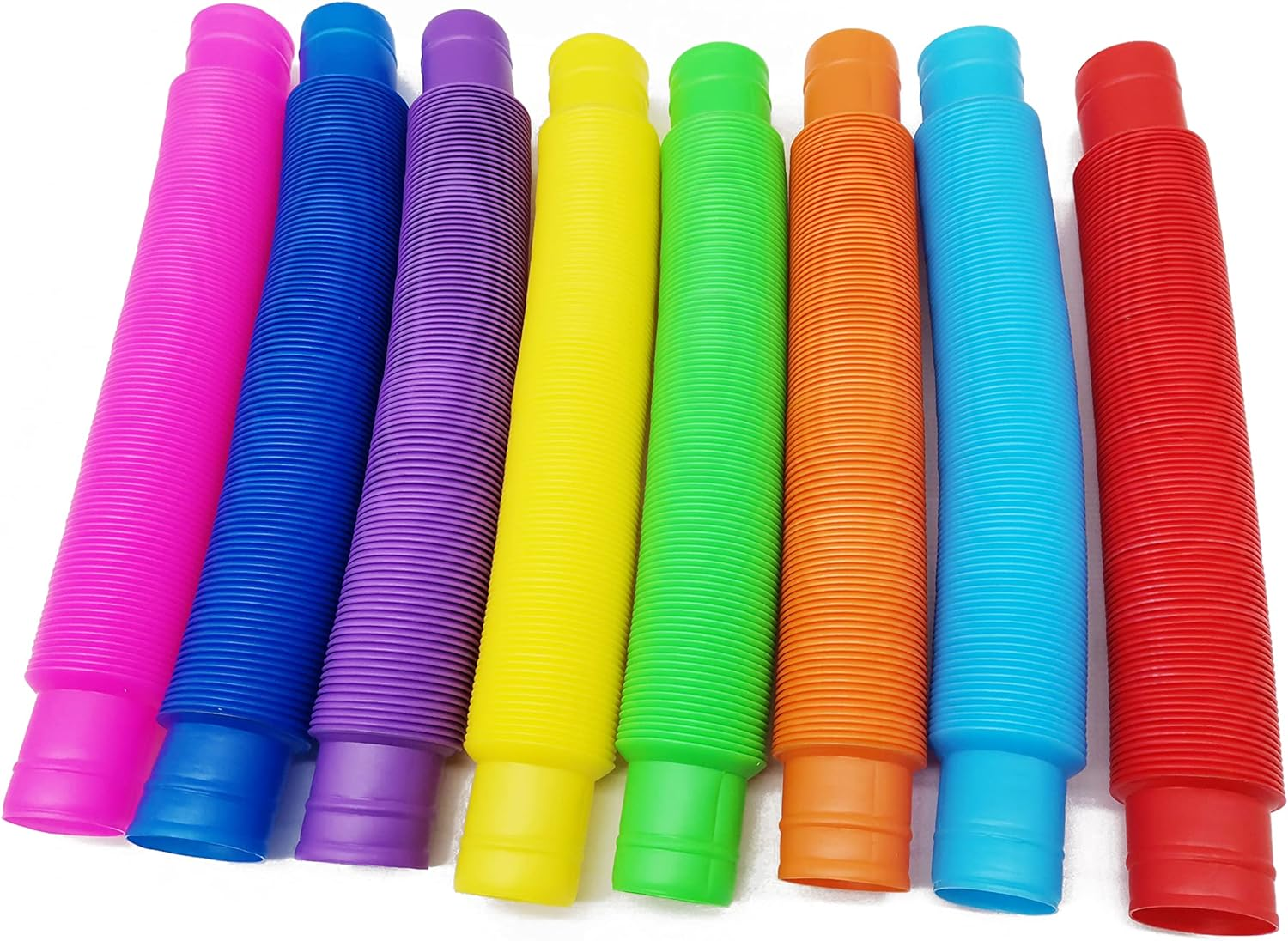 72 Pcs Pop Tubes Party Favor for Kids, Pop Tubes Fidget Toys for Easter Basket Goodie Bag Stuffers , Pop Tubes Bulk for School Classroom Rewards Prizes Birthday Christmas Valentine Gift image number 2