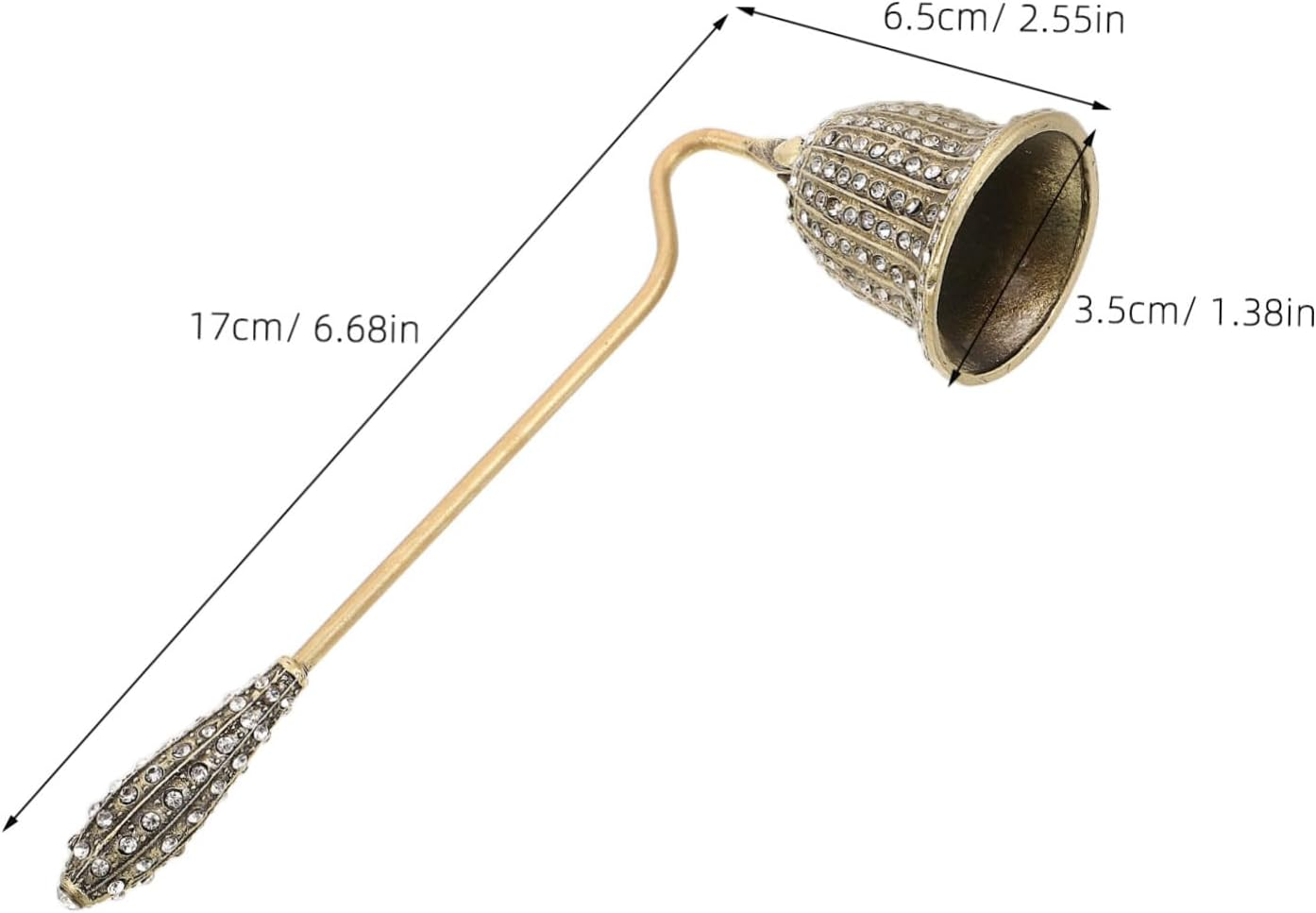 Beatifufu Vintage Candle Snuffer Candle Flame Snuffer Tool Decorative Extinguisher for Home image number 3