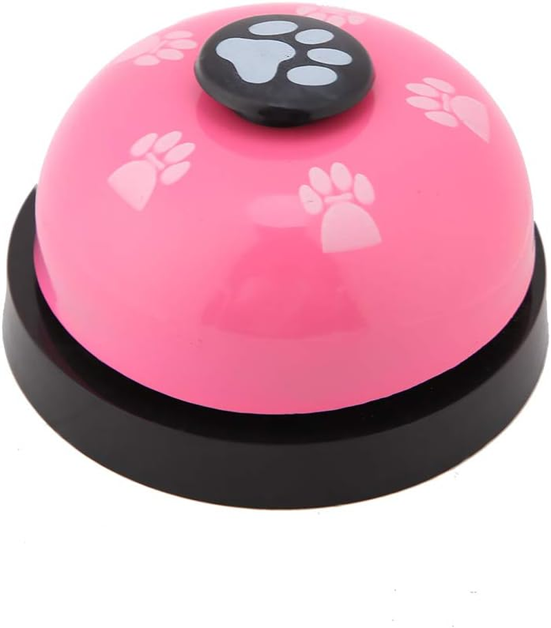 Iron Pet Bell, Training Bells, Cute for Dog Cat Interactive Toy (Pink) image number 4