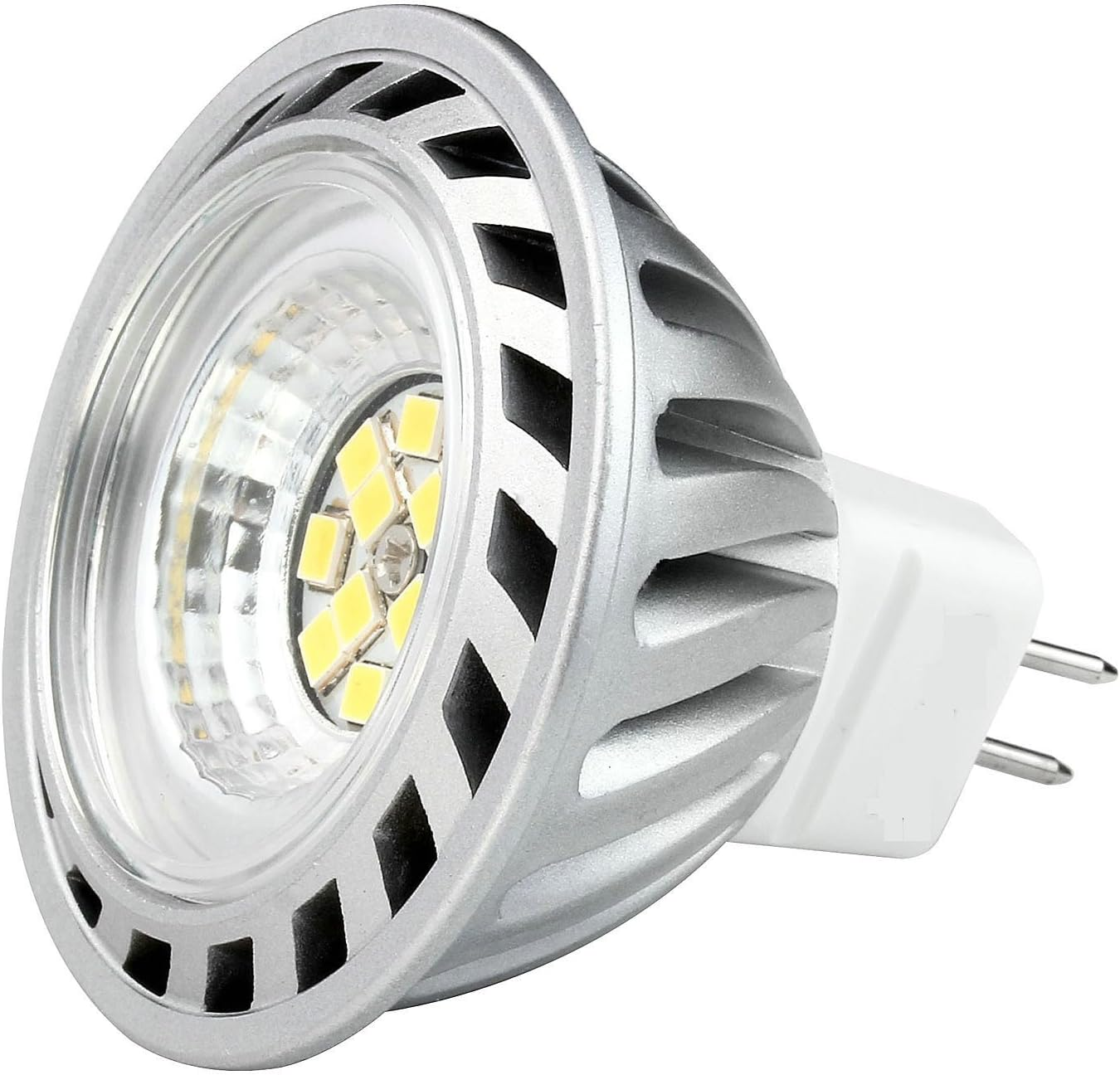 CYLED 12V6W Mr16 Led Bulbs - 3000K Spotlight - 500 Lumen, 50Watt Equivalent - 45 Degree Beam Angle Pack of 10 Units Warm White image number 1