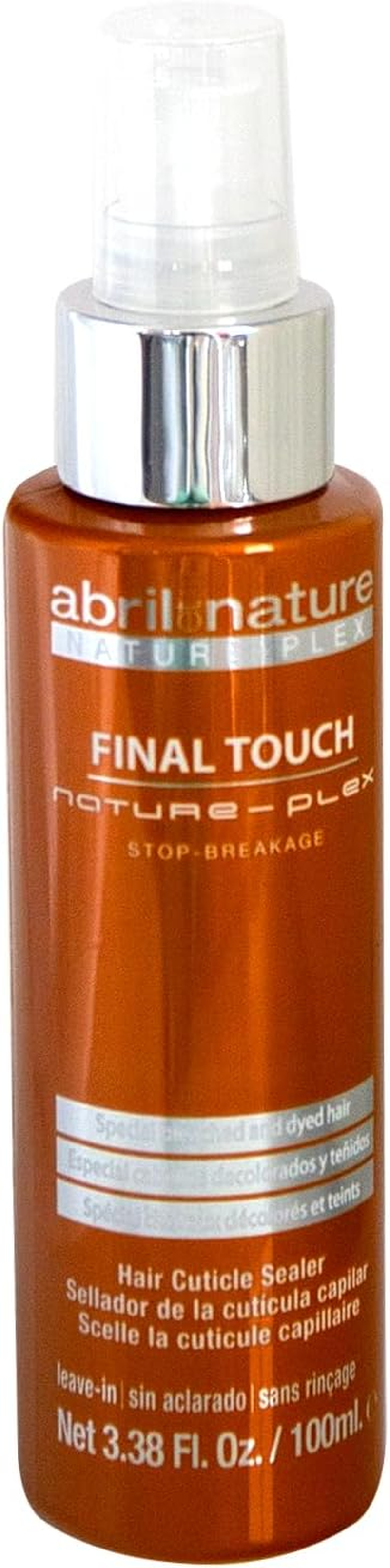 Abril Et Nature - Nature Plex, STOP Breakage - Hydrating Hair Oil Final Touch - Finishing Serum with Hyaluronic Acid - Repairing Shine Oil for Split Ends - Leave-In - 100 Ml image number 4