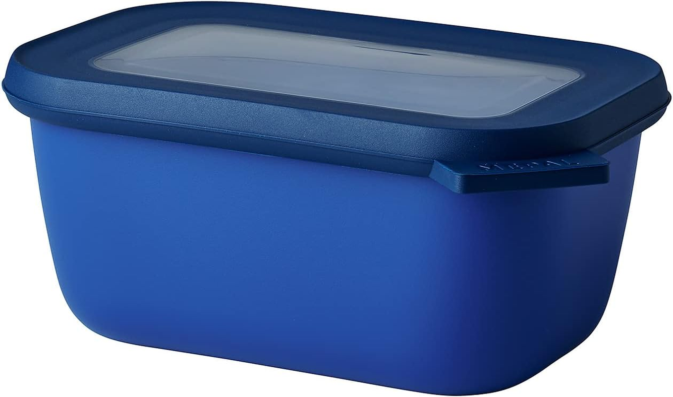 Mepal Cirqula Rectangular Multi Bowl 500Ml &ndash; Nordic White, Bpa-Free Airtight & Leakproof Food Storage Container with Lid, Microwave, Freezer & Dishwasher Safe, Made in Holland