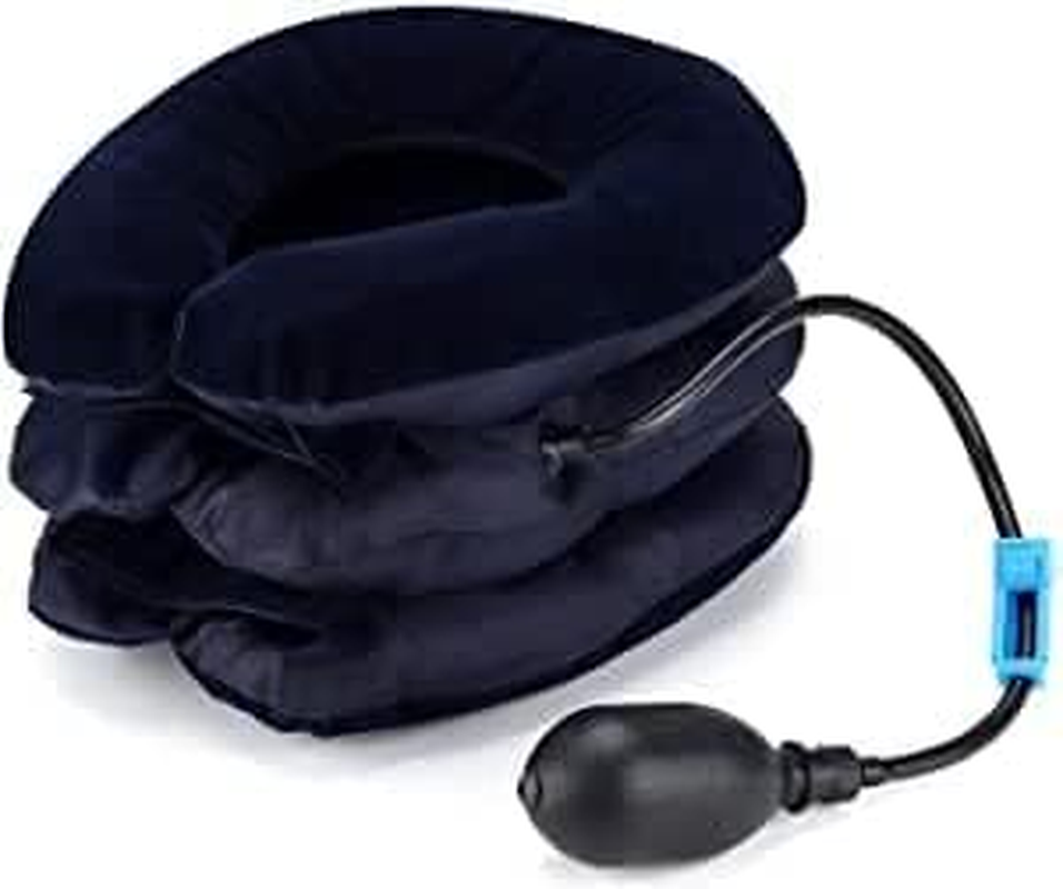 Air Inflatable Neck Pillow Head Cervical Traction Support Stretcher Pain Relief image number 2