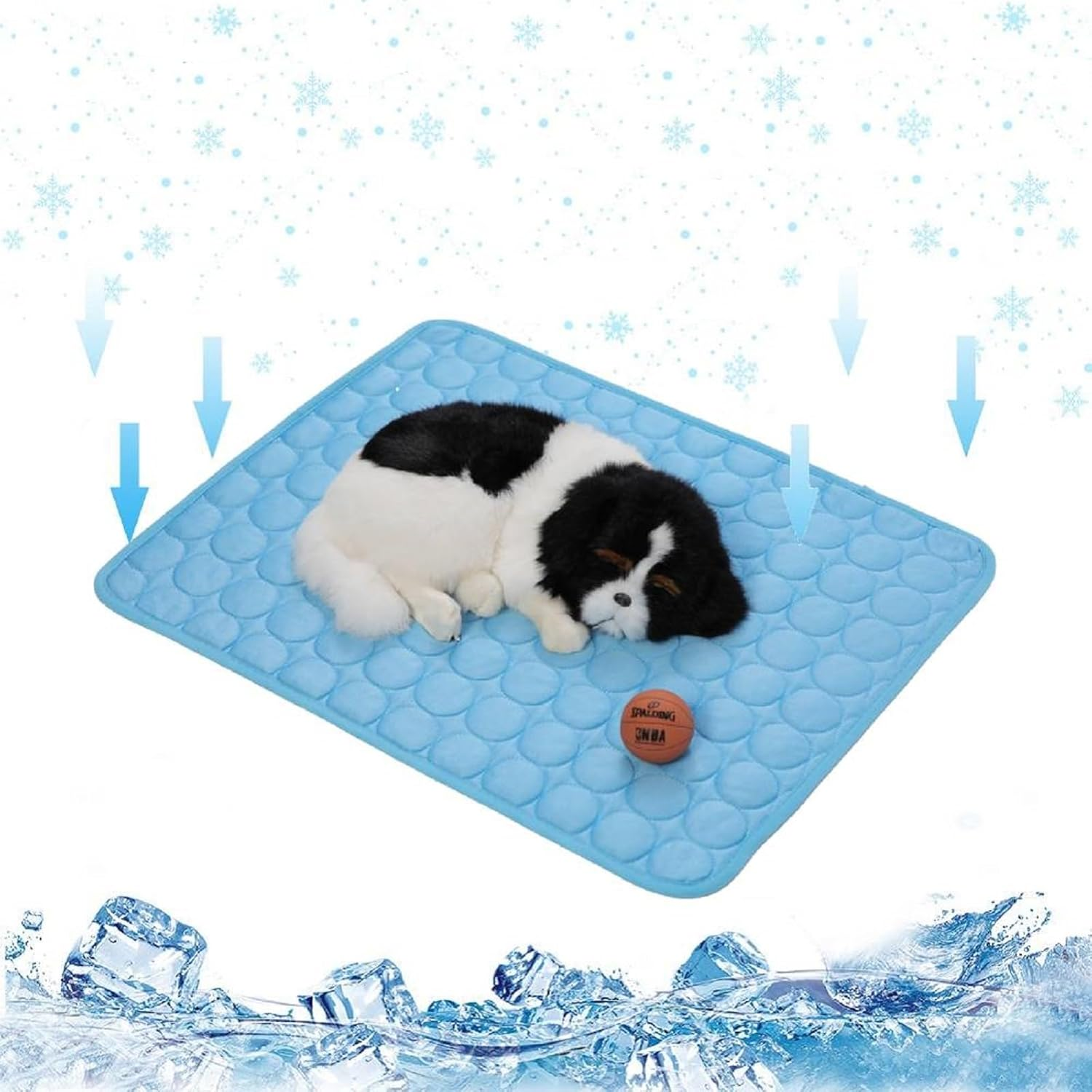 Kiuiom Self-Cooling Dog Mat, Dog Summer Cooling Pad, Pet Cooling Mat, Dog Blanket, Cold Gel Pad Mat for Dog Kennels, Beds, Washable Dog Bed for Home, on the Go Car image number 6