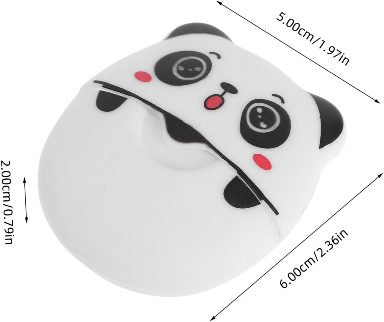 INOOMP Portable Soap Sheets Reusable Hand Washing Soap Cute Panda Container for Outdoor Activities and Camping Fresh Scent Compact Design image number 2