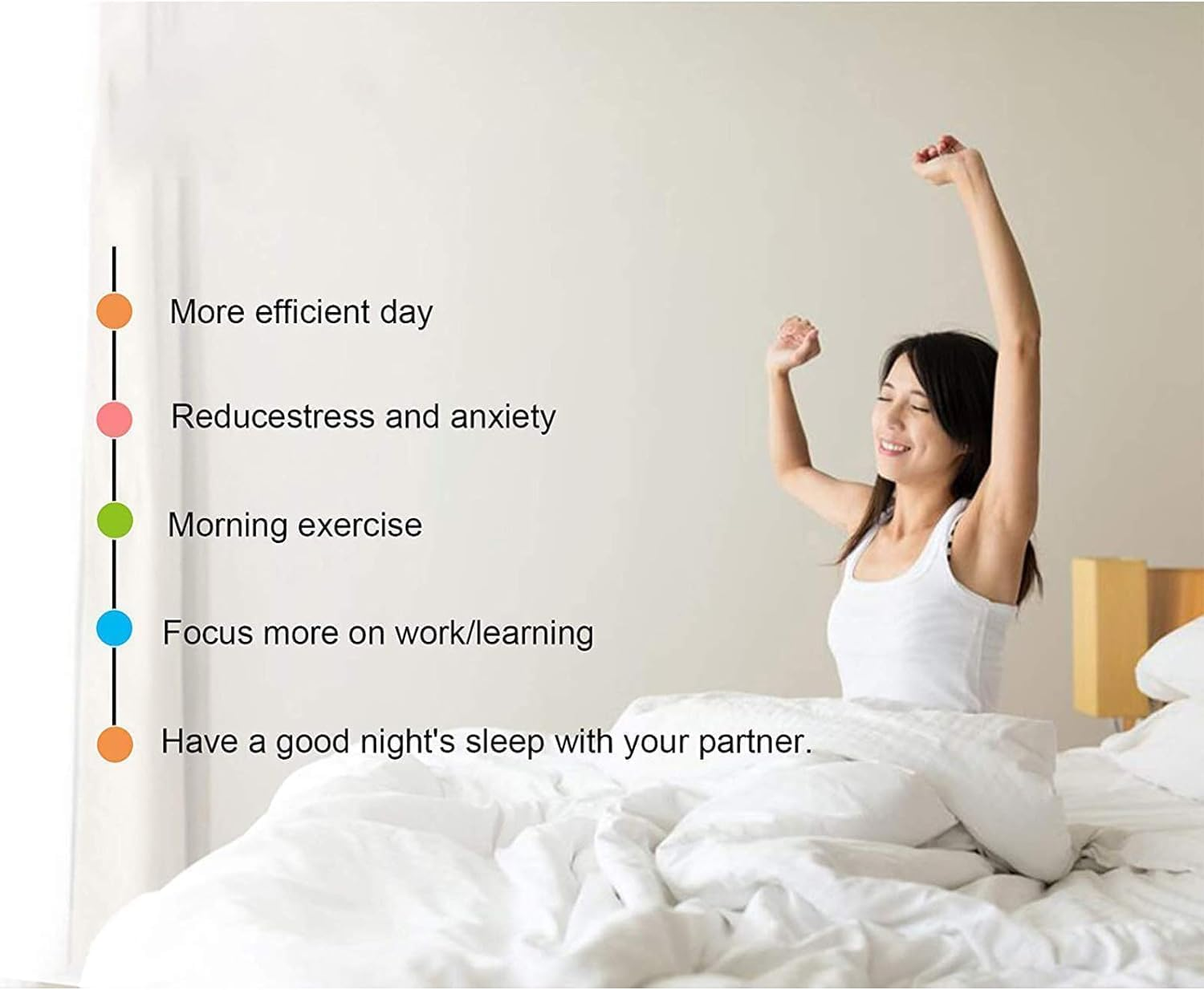 XTYAU anti Snoring Device Anti-Slip Adjustable anti Snoring Chin Strap,Snoring Reduction Stop Snoring Device Snoring Solution,Professional Effective anti Dry Mouth Chin Strap Stop Noise Snoring Strap (Black) image number 4