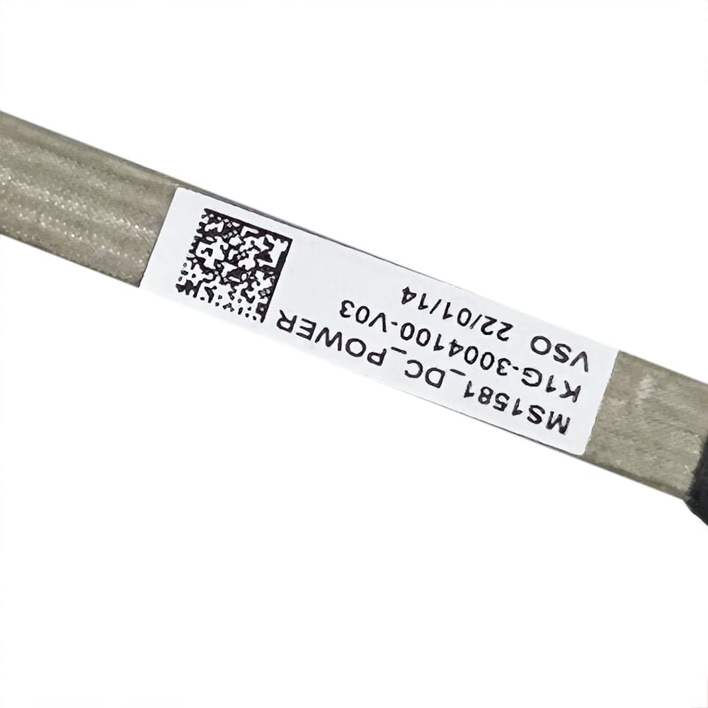 Gintai Laptop AC DC Jack Power Cable Plug in Charging Port Cable Connector Socket with Wire Replacement for MSI Katana GF66 11UE GF66 11UG MS1581GL66 K1G-3004100-H39 image number 2