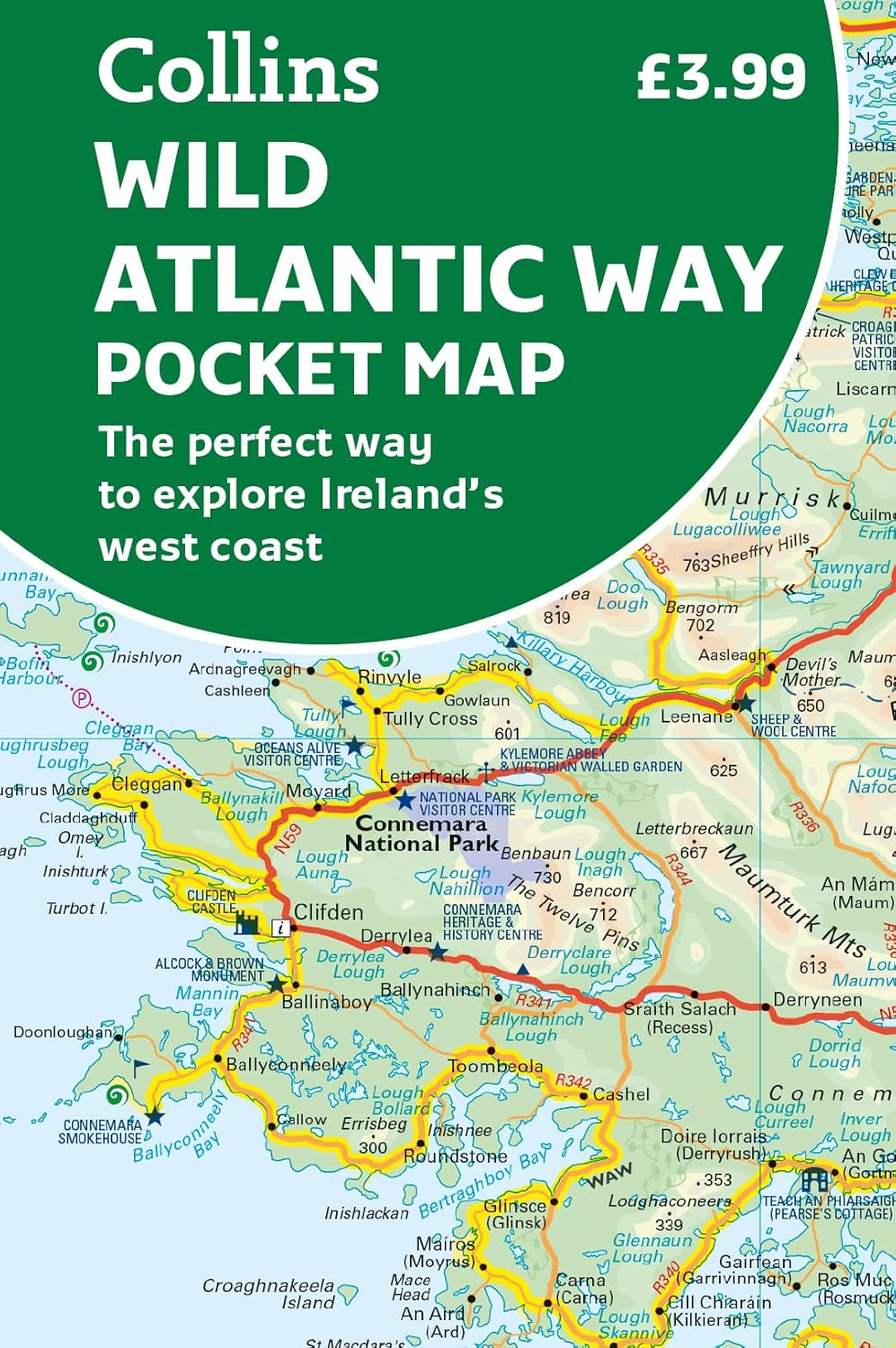 Wild Atlantic Way Pocket Map: the Perfect Way to Explore Ireland'S West Coast [Second Edition] image number 4