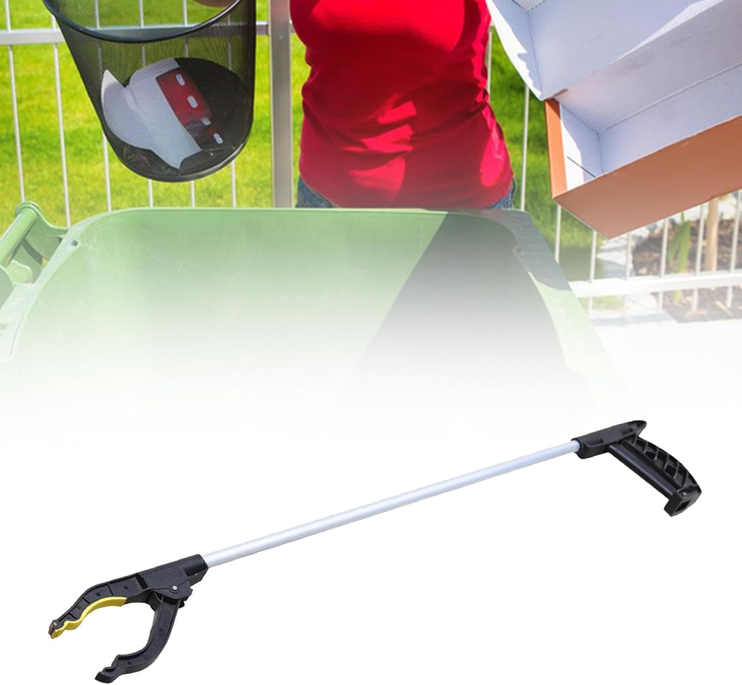 Grabber Reacher Tool Trash Picker Multifunctional Ergonomic Claw Litter Pick up Tool Garbage Clamp for Lawn Elderly Top Shelf image number 4