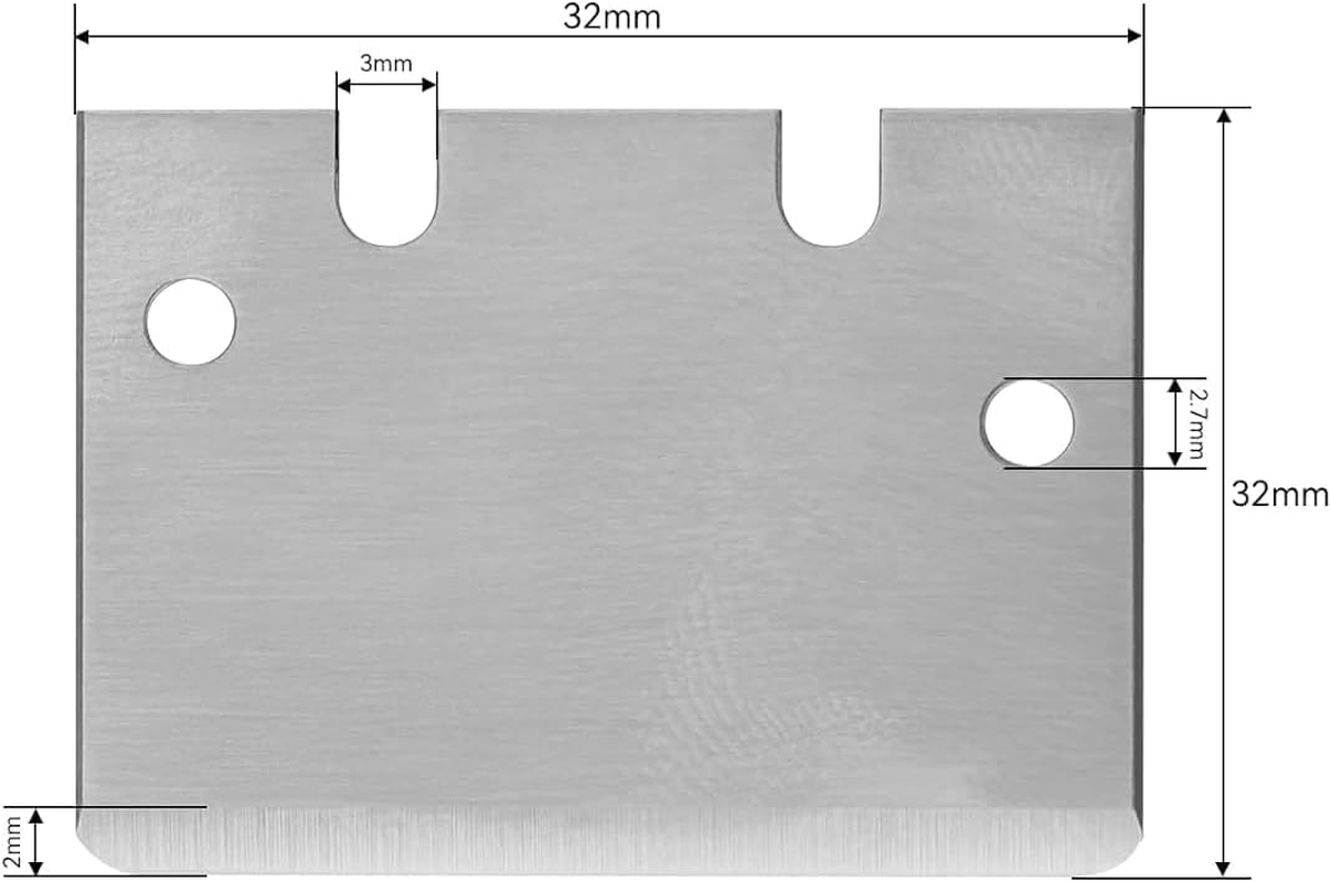 3Pcs Blades for Bambu Lab 3D Printer Accessories Scraper Tool SK5 Steel Scraper Tip Blade for Bambu Lab Build Plate Scraper image number 1