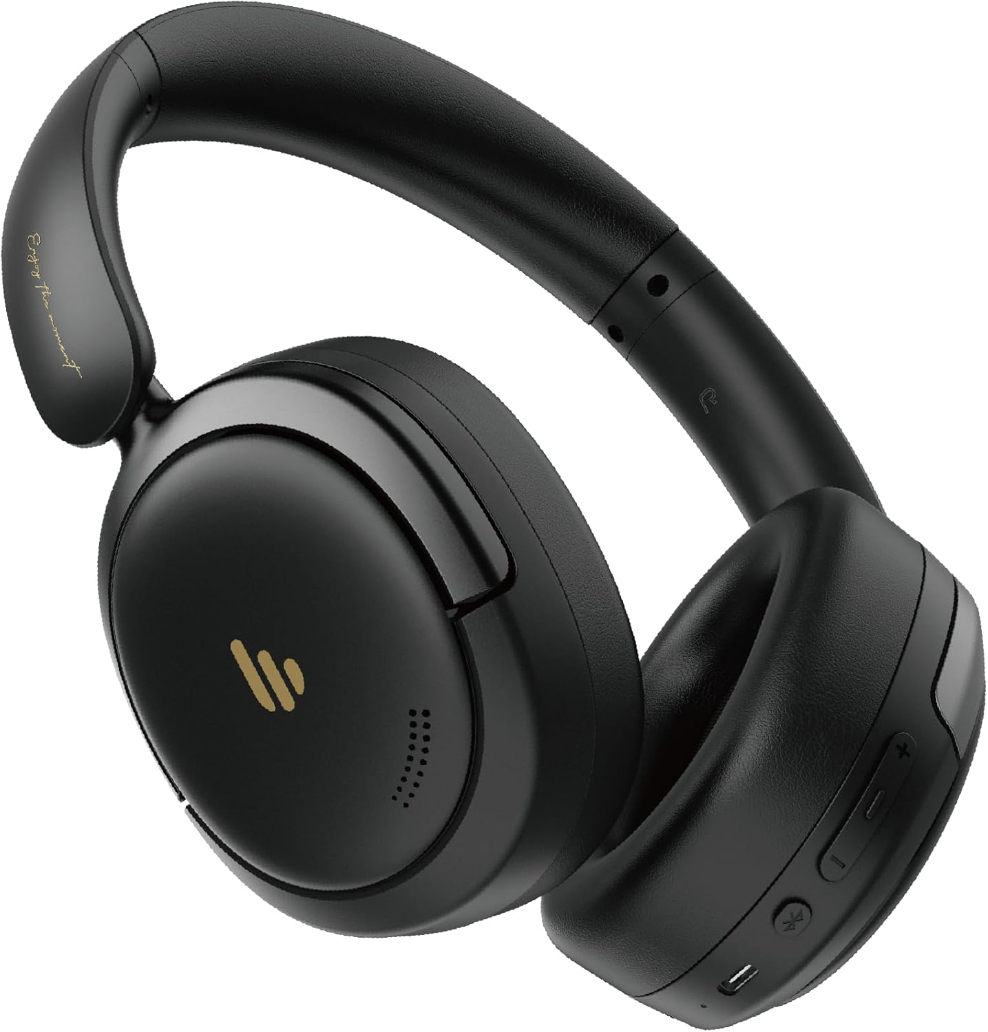 Edifier Atom Max 44Db Active Noise Cancelling Headphones Bluetooth 5.4 over Ear Headset with Transparent Mode, Hi-Res Audio, Built-In Mic, Multipoint Connection, APP Customize, USB-C Wired Mode, White