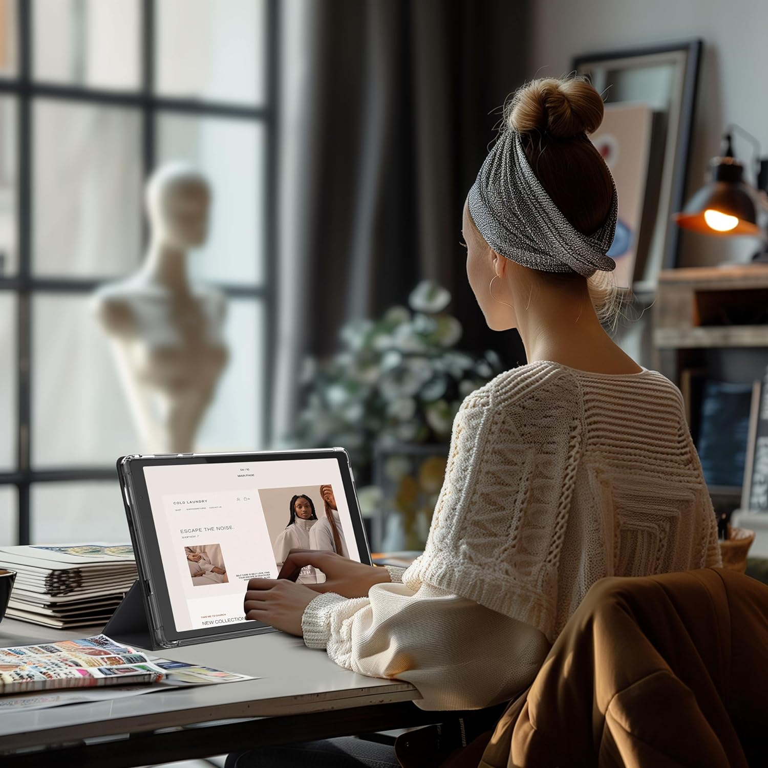 Android 13 Tablet,10 Inch Tablets with Protective Case, Quad Core Processor, 5.0MP Front+8.0Mp Rear Camera, 5000Mah Bluetooth IPS Tablets, Wi-Fi Tablet