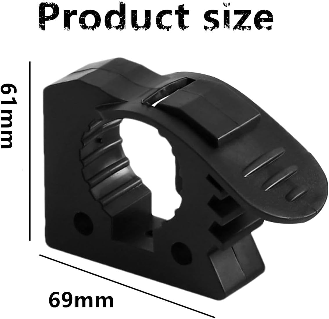 2Pcs Adventure Shovels Bracket、Rubber Shovel Holder Mount (2) Rubber Bracket Mount Kit | Axe and Shovel Mounting Brackets, Vehicle Gear Rack Securing Clamps for Outdoor Quick Attachment image number 6