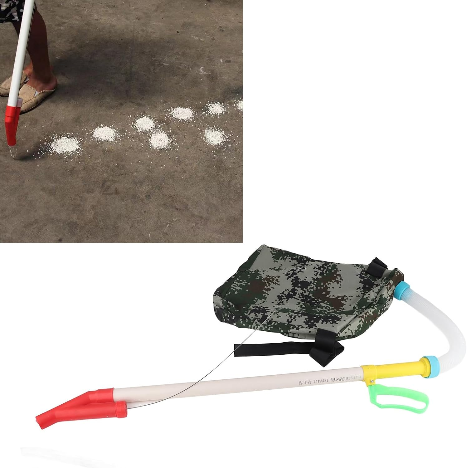 Backpack Fertilizer Spreader Handheld Broadcast Sprayer Applicator for Organic Gardening Agricultural Supplies and Control image number 3