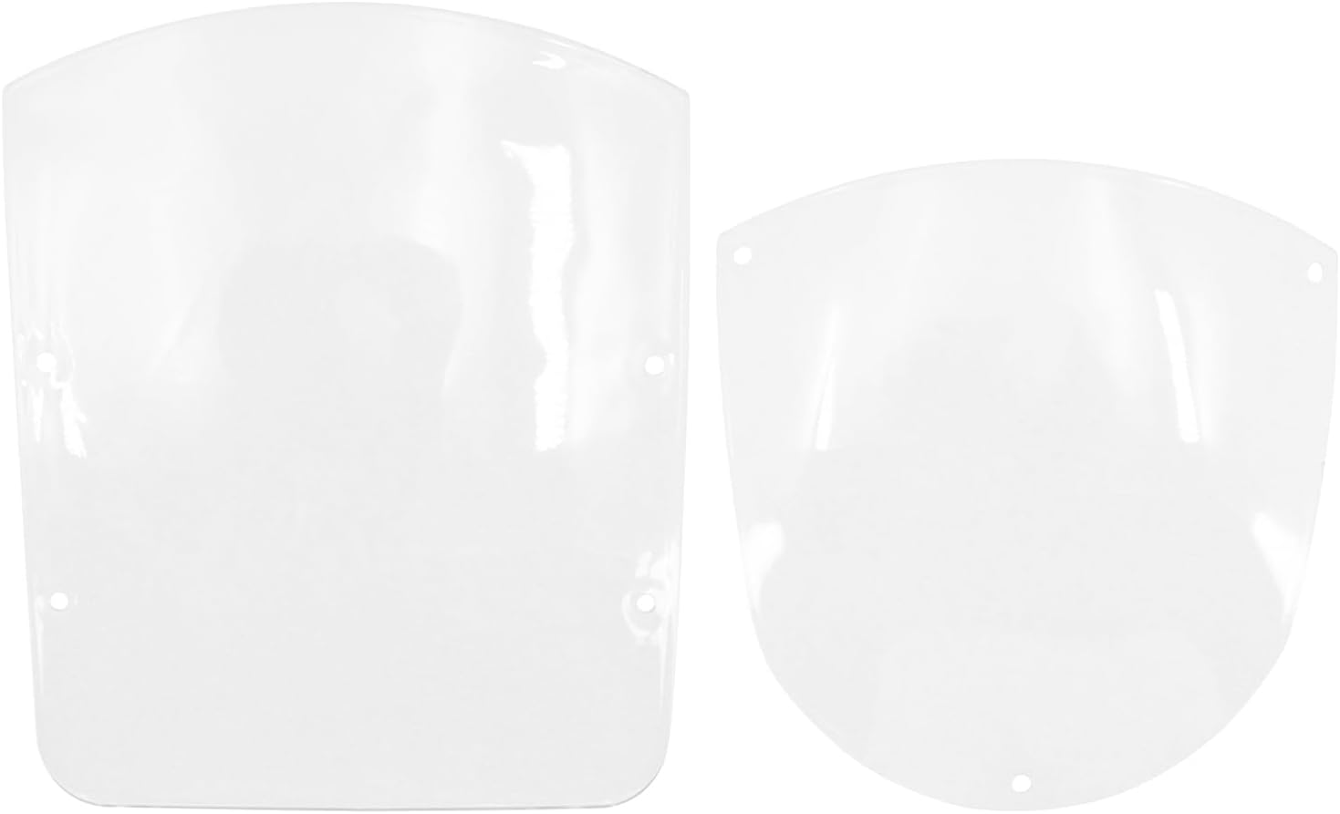 Rebacker Motorcycle ABS Windshield Quarter Fairing Kit for Sportster XL 883 1200 1988-2016 Dyna Models 1995-2005 FXR 1986-1994,Clear image number 4