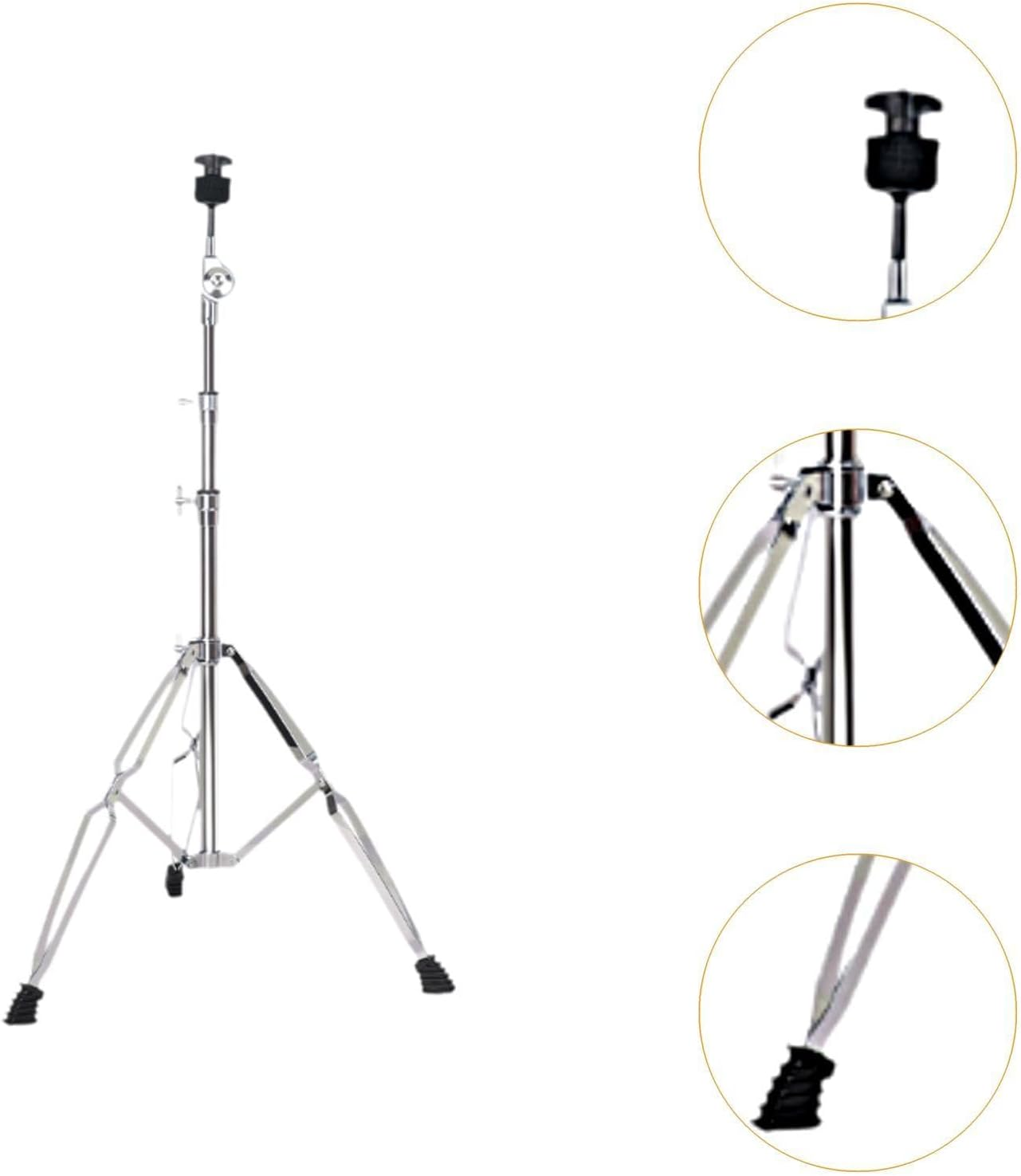 Cymbal Stand Drum Stand Stand Double Braced Legs for Concert Practice Studio image number 4