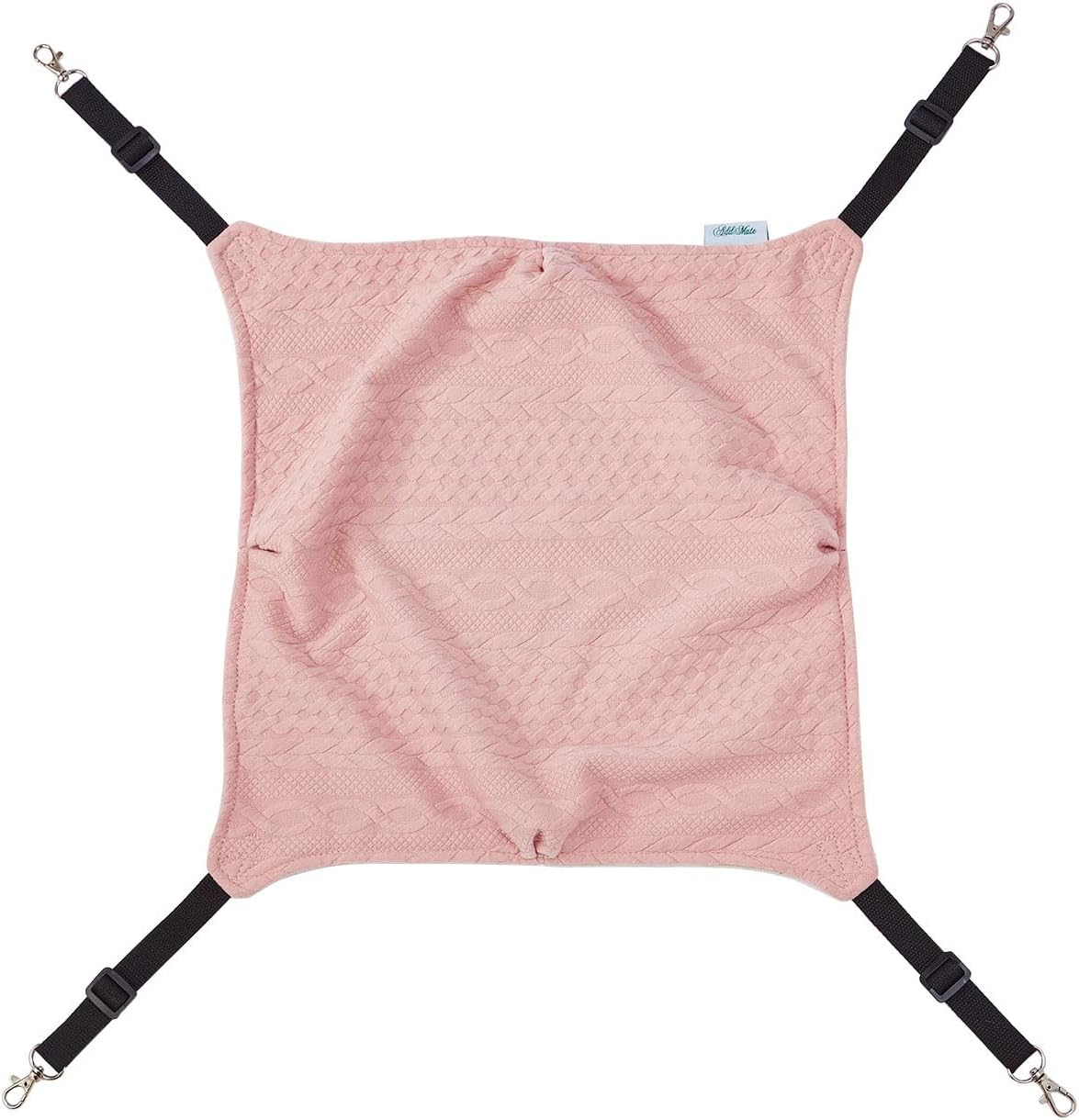 ADD. Mate Cat Hammock, Wrapped in Knit Fabric, Pink, One Size image number 3