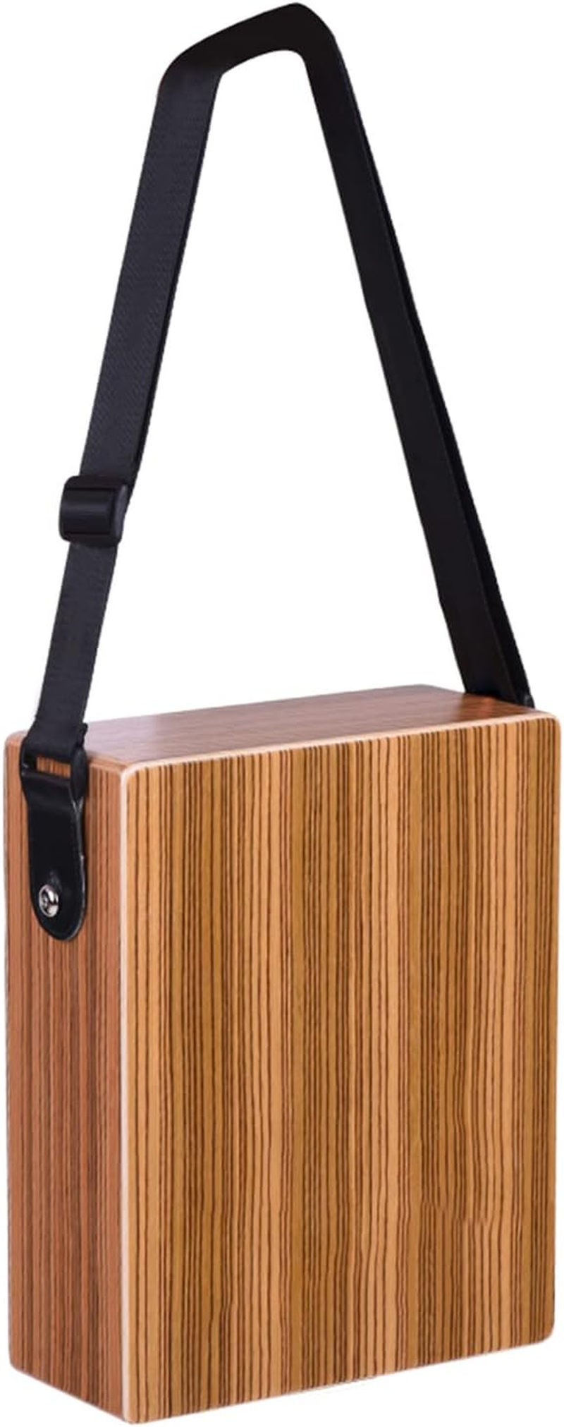 Cajon Box Drum, C-68Z Portable Traveling Cajon Box Drum Hand Drum Wood Percussion Instrument with Strap Carrying Bag image number 5