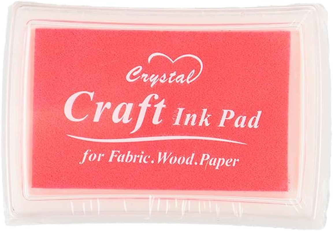 Craft County Pigment Ink Stamp Pad &ndash; Ideal for Stamping, Scrapbooking, and Craft Projects &ndash; Silver (Large)