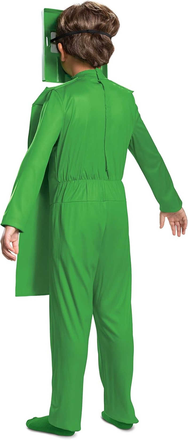 Disguise Minecraft Jumpsuit and Mask, Green, M 7-8 US image number 1